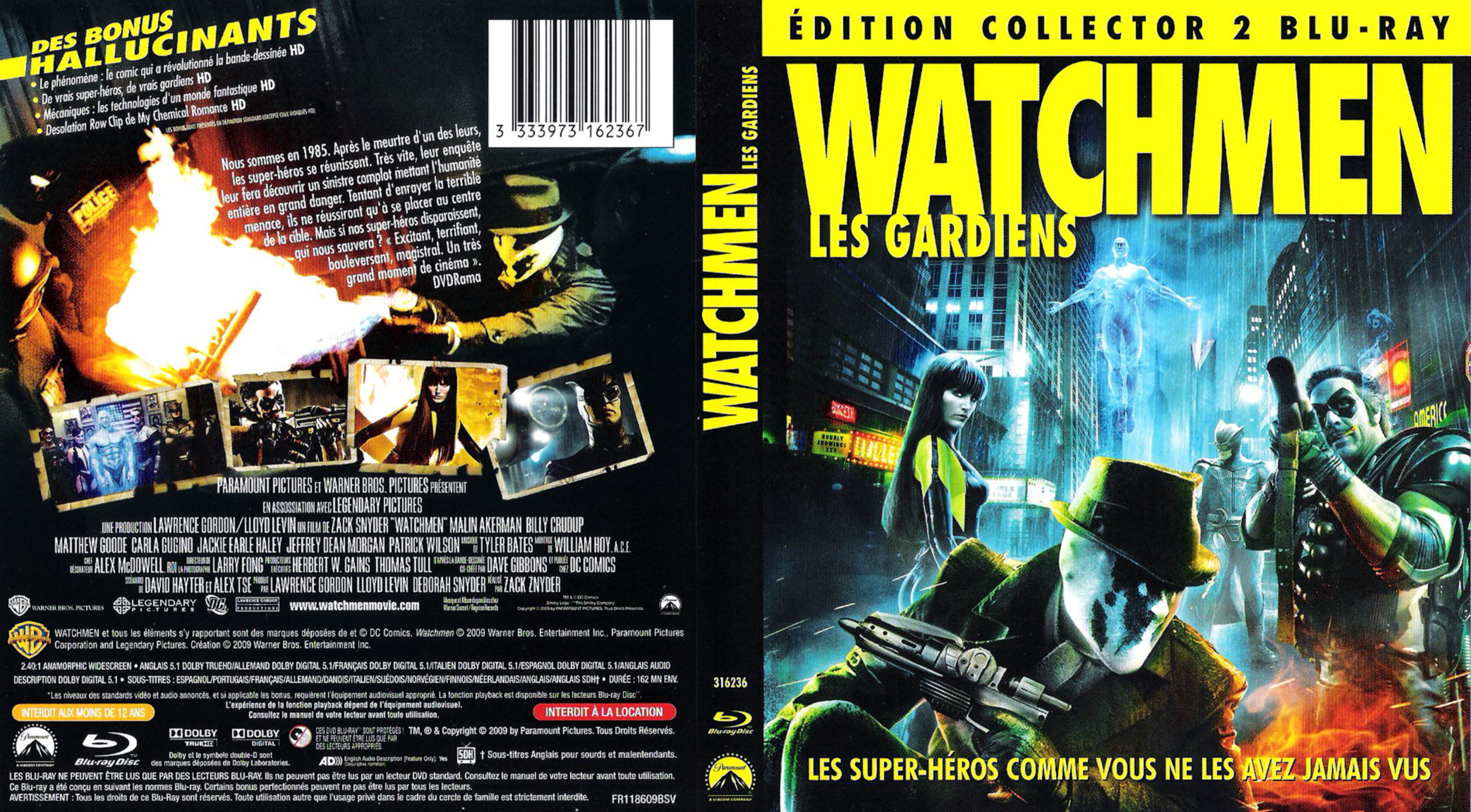 Jaquette DVD Watchmen (BLU-RAY)