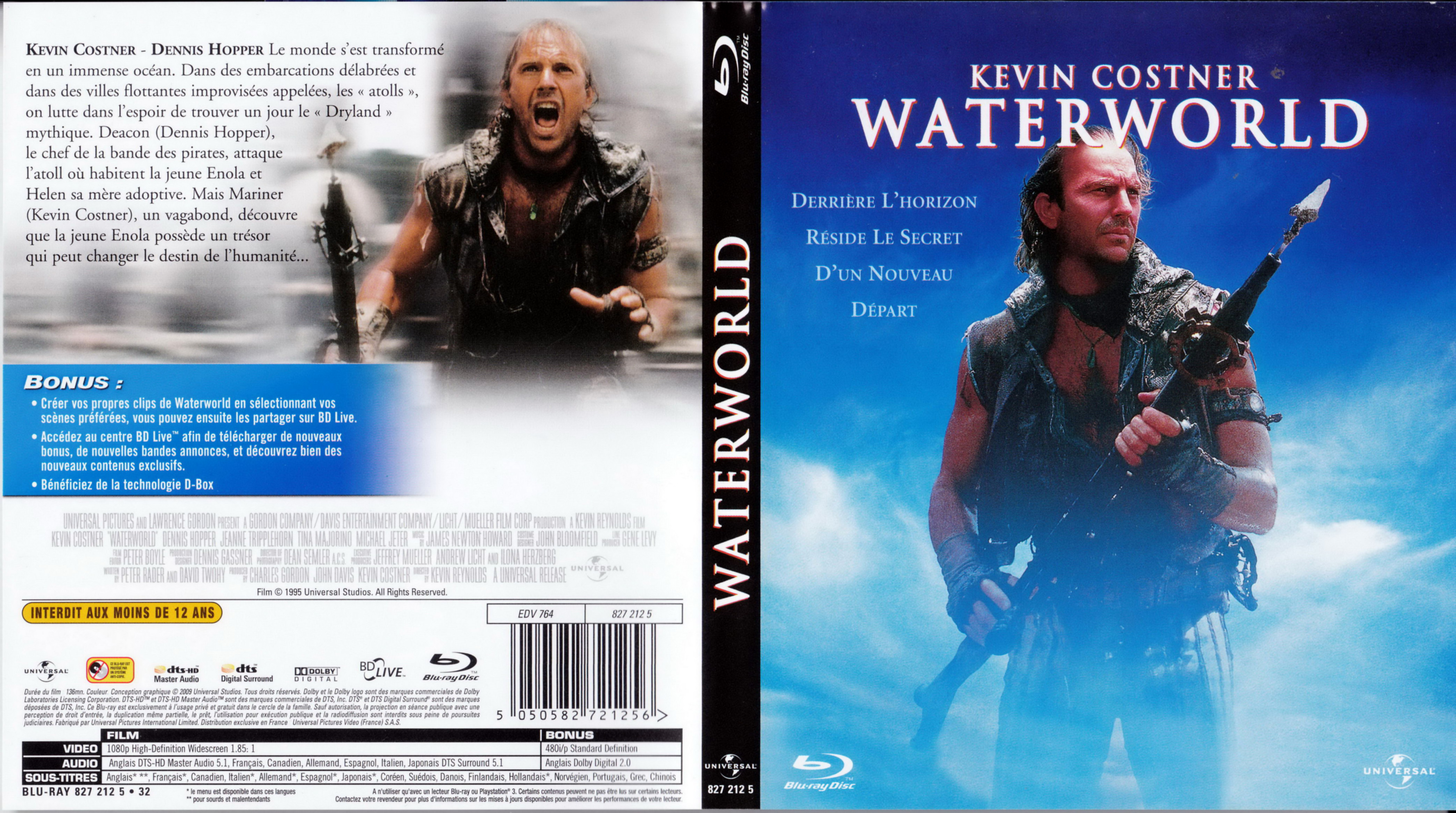 Jaquette DVD Waterworld (BLU-RAY)