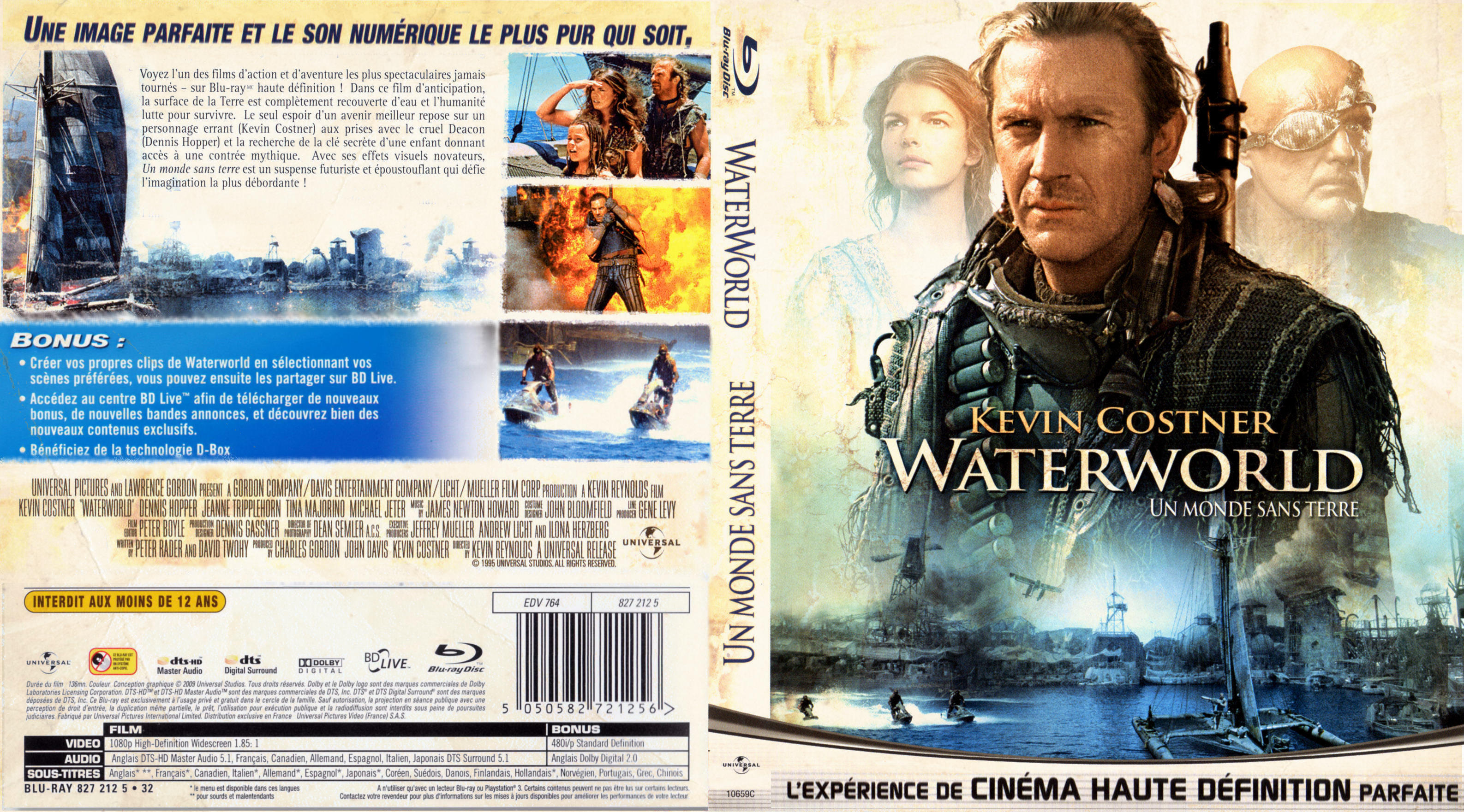 Jaquette DVD Waterworld custom (BLU-RAY)