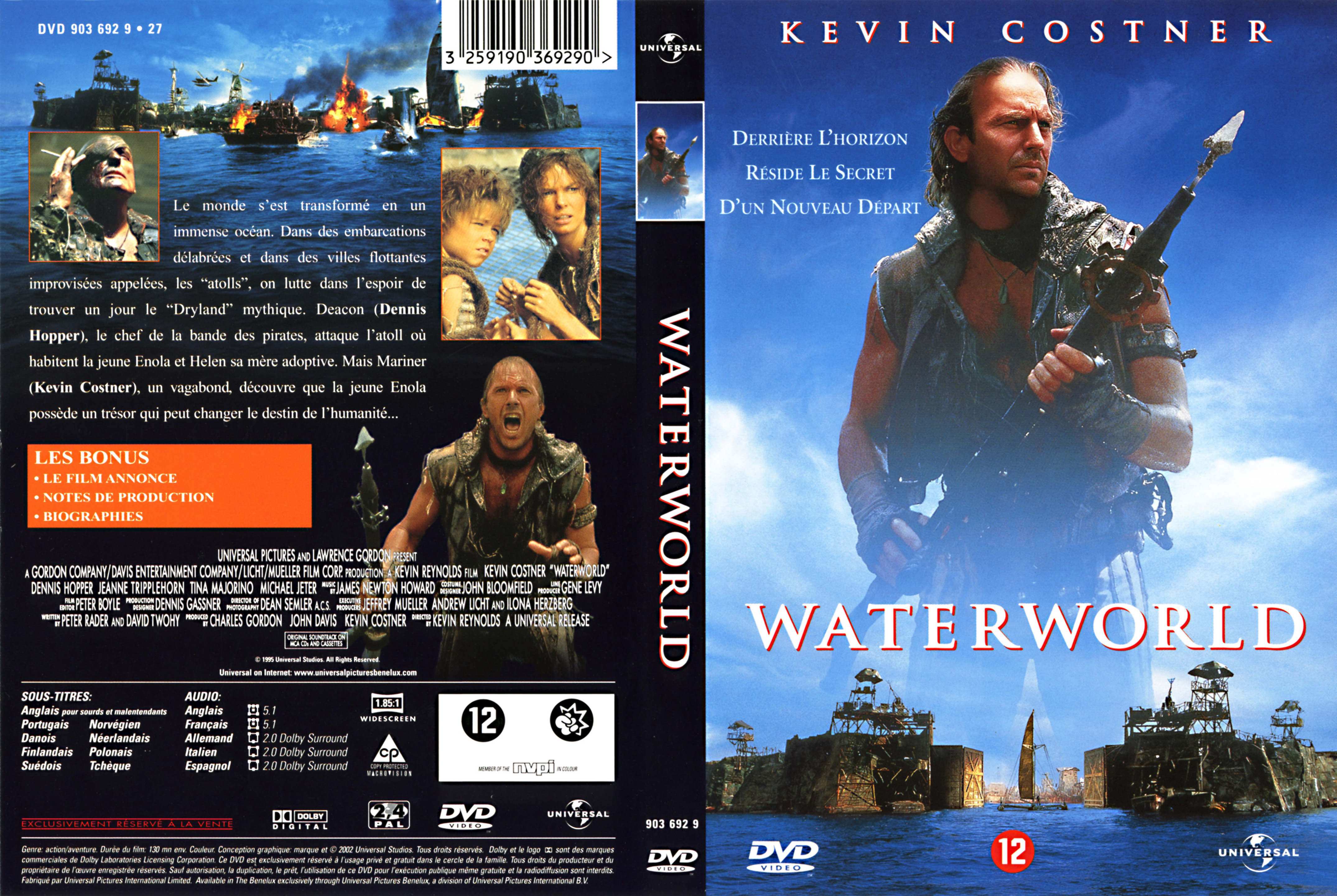 Jaquette DVD Waterworld v2