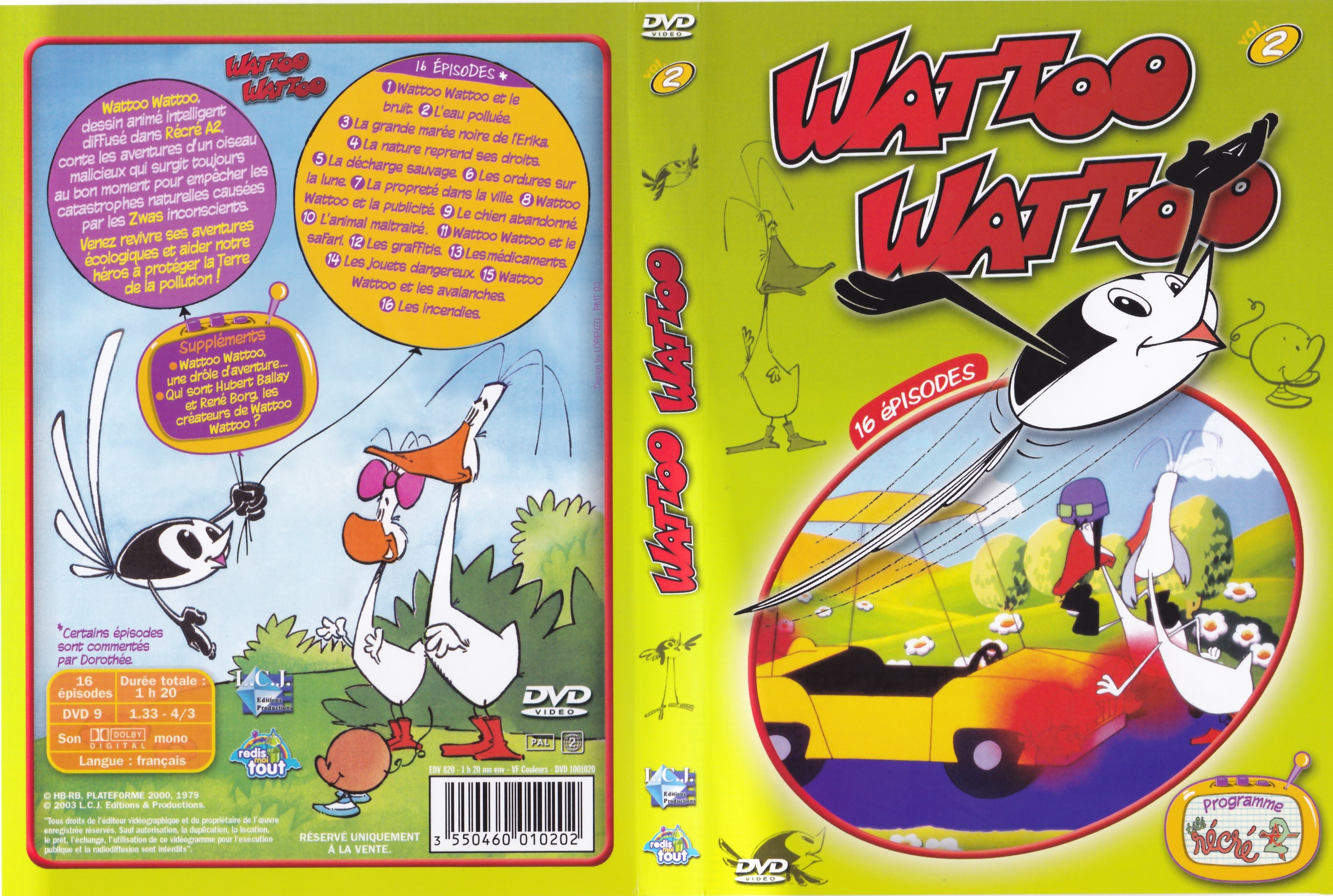Jaquette DVD Wattoo Wattoo vol 2