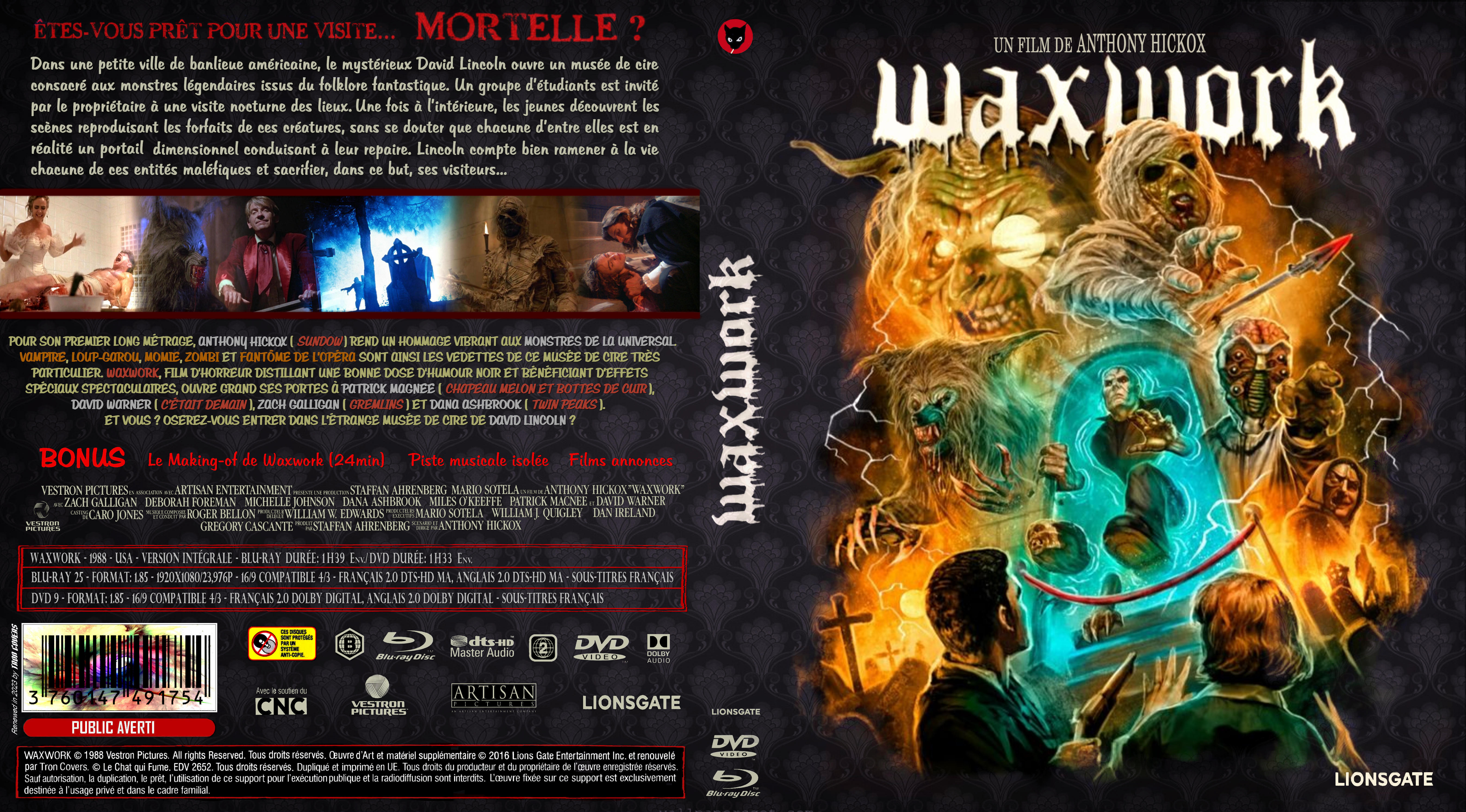 Jaquette DVD Waxwork custom (BLU-RAY) V2