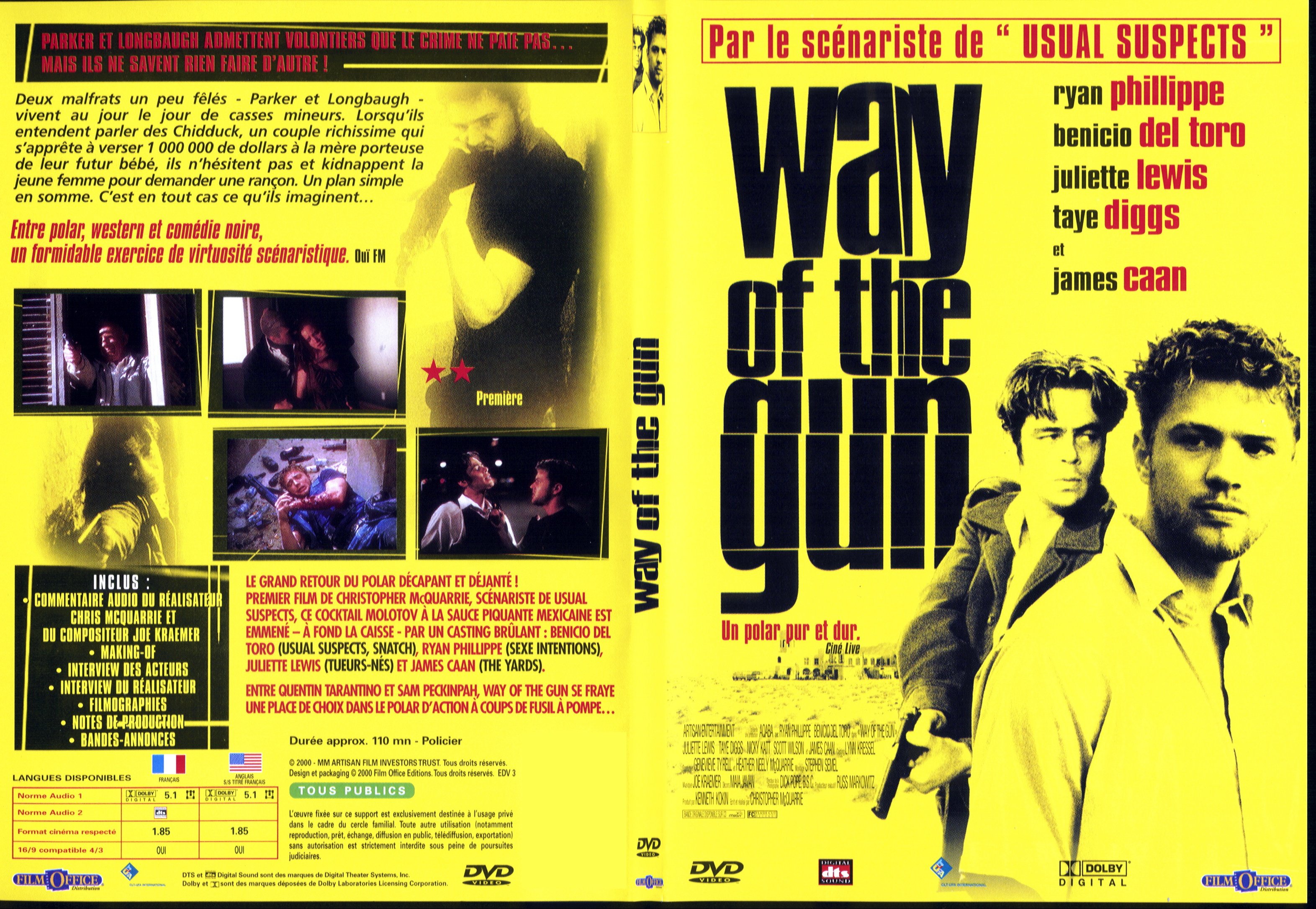 Jaquette DVD Way of the gun - SLIM v2