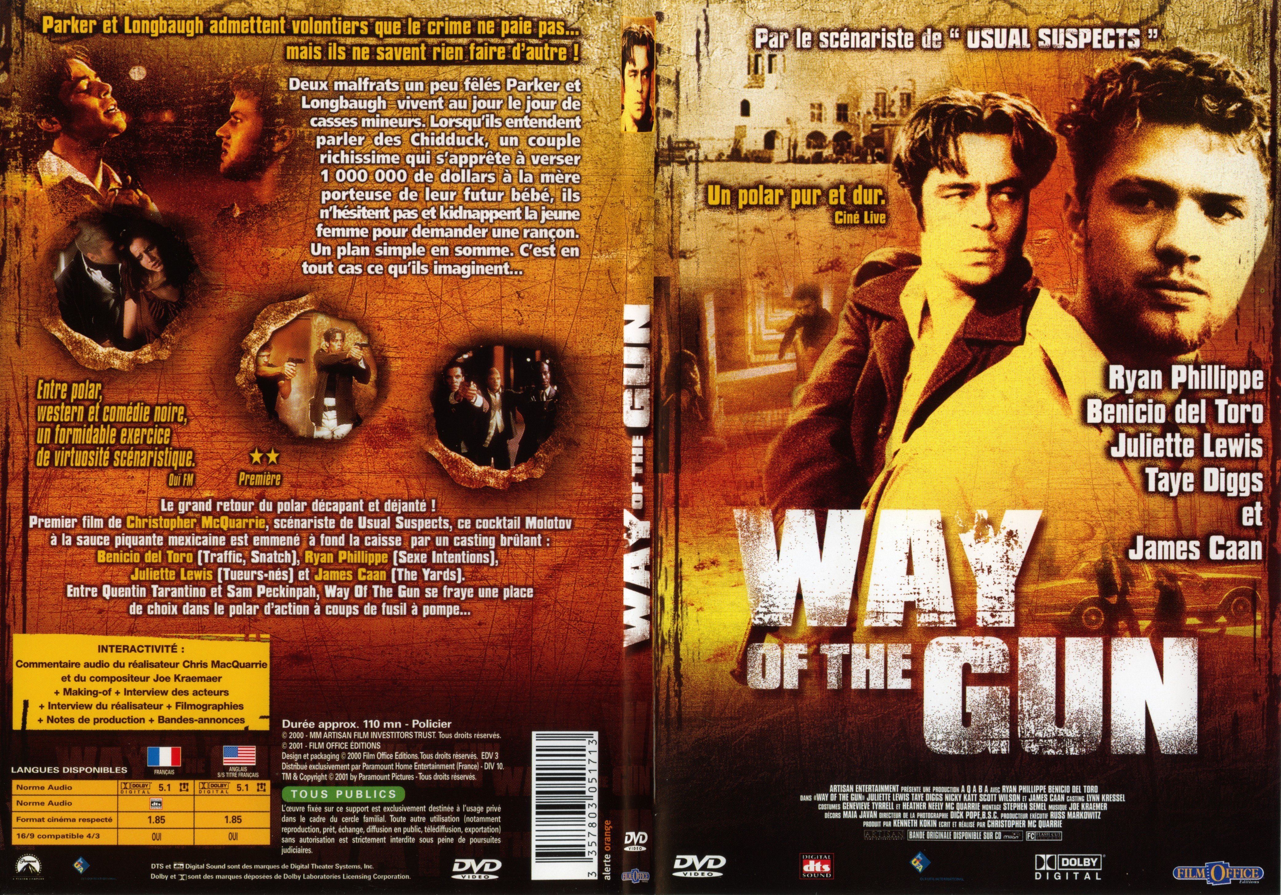 Jaquette DVD Way of the gun - SLIM v3