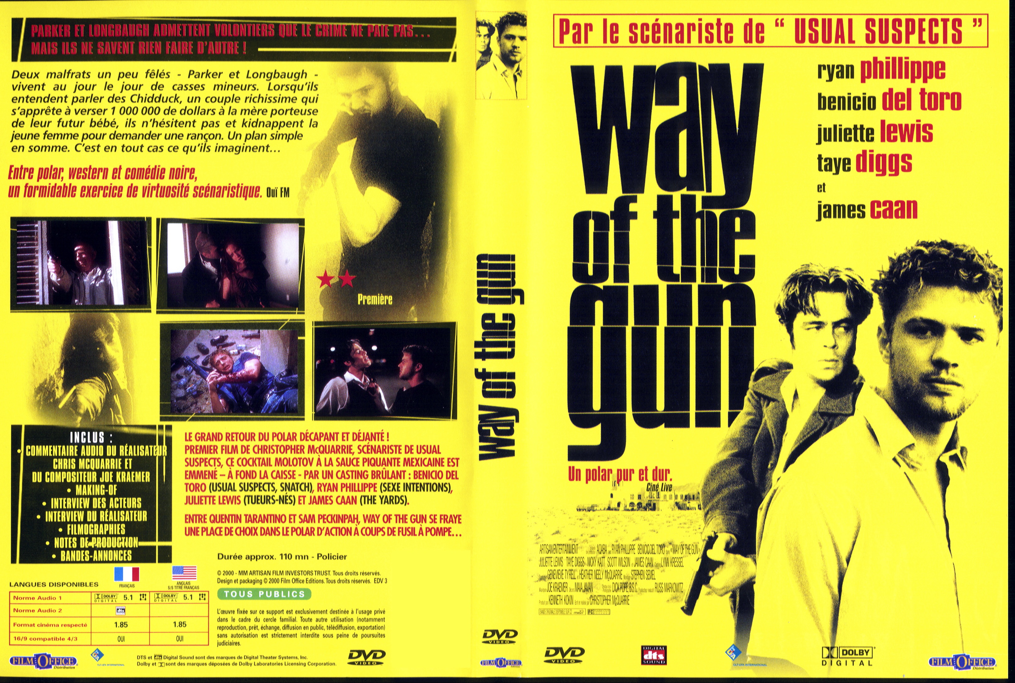Jaquette DVD Way of the gun v2