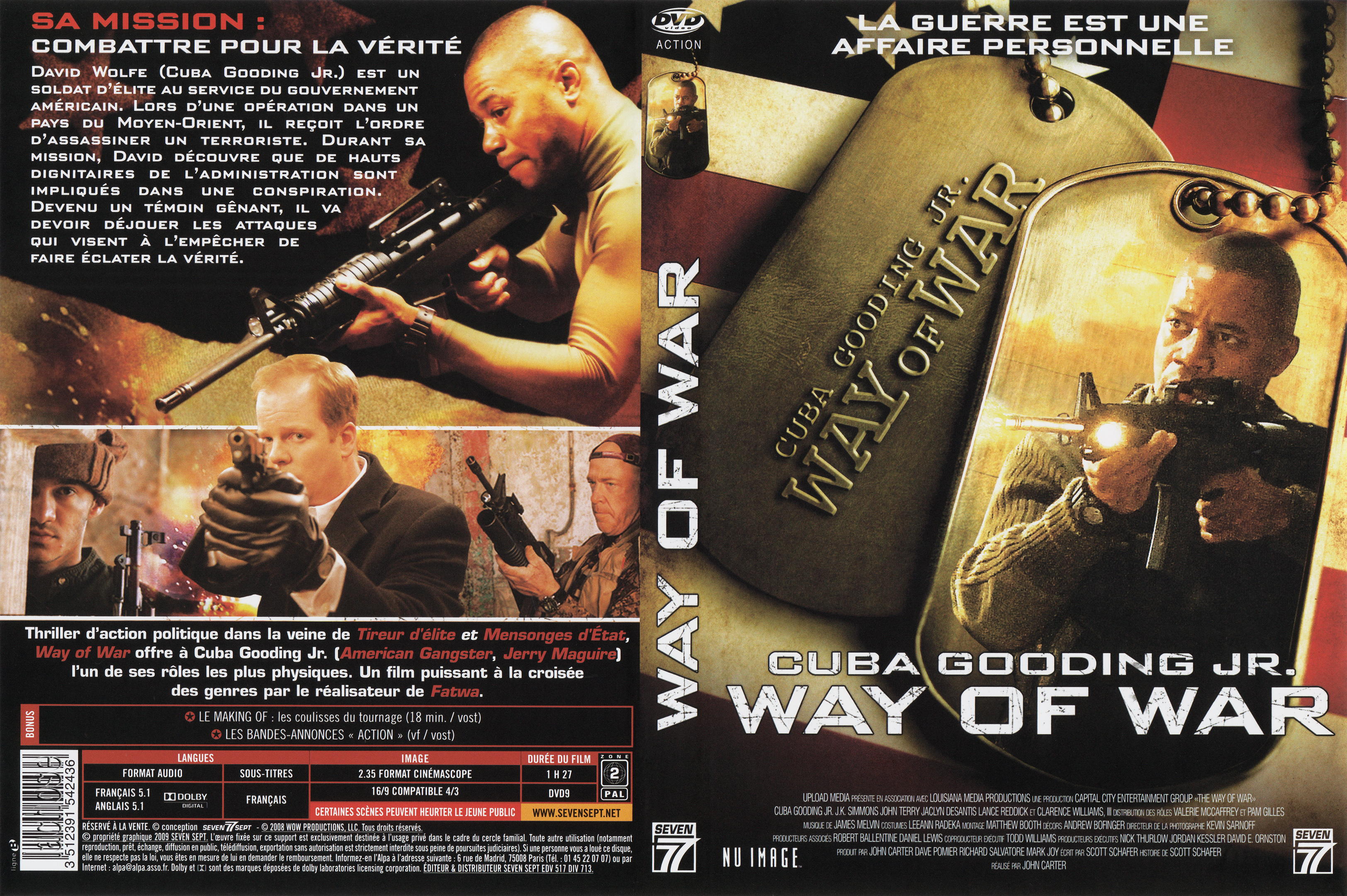 Jaquette DVD Way of war