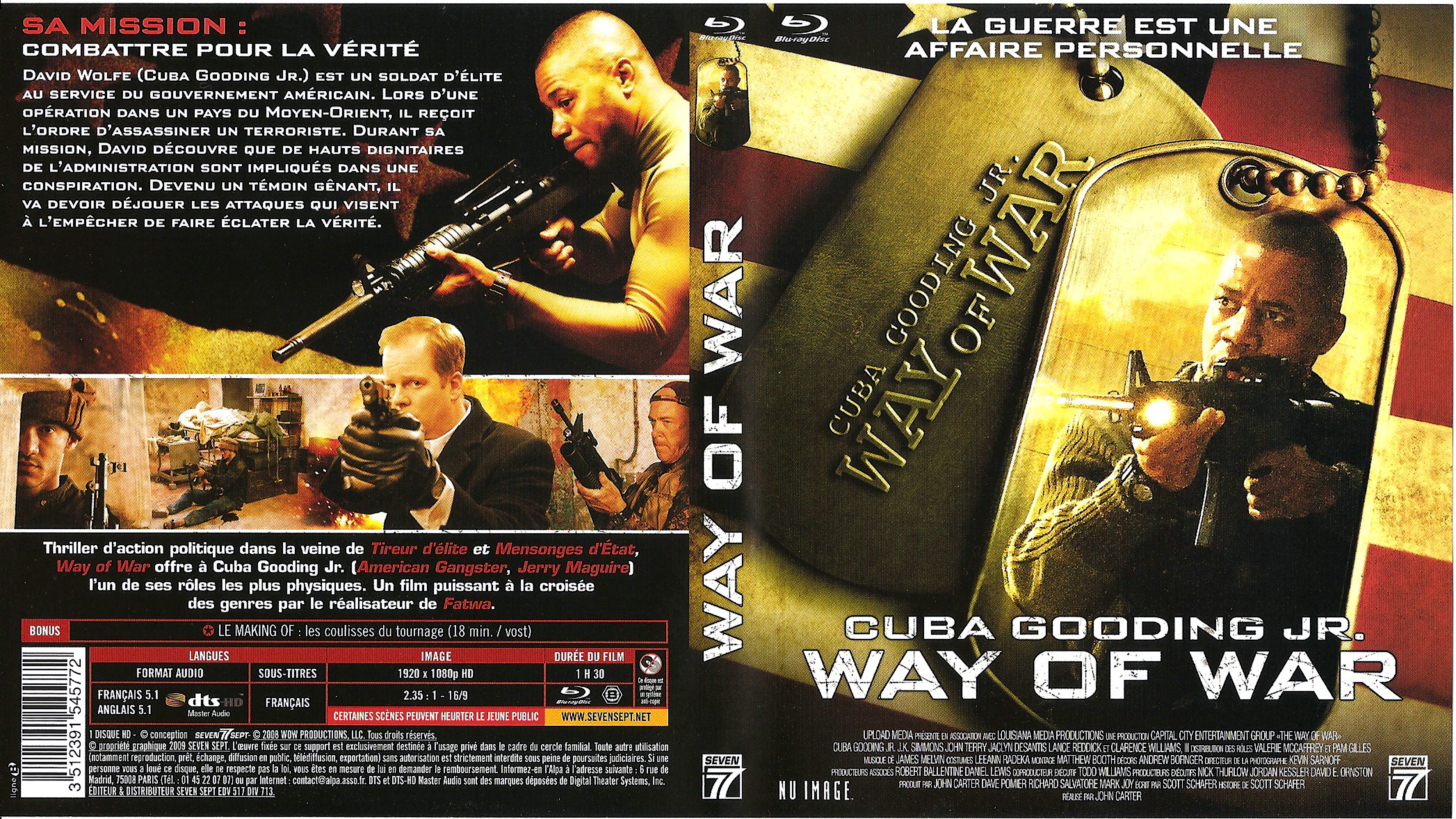 Jaquette DVD Way of war (BLU-RAY)