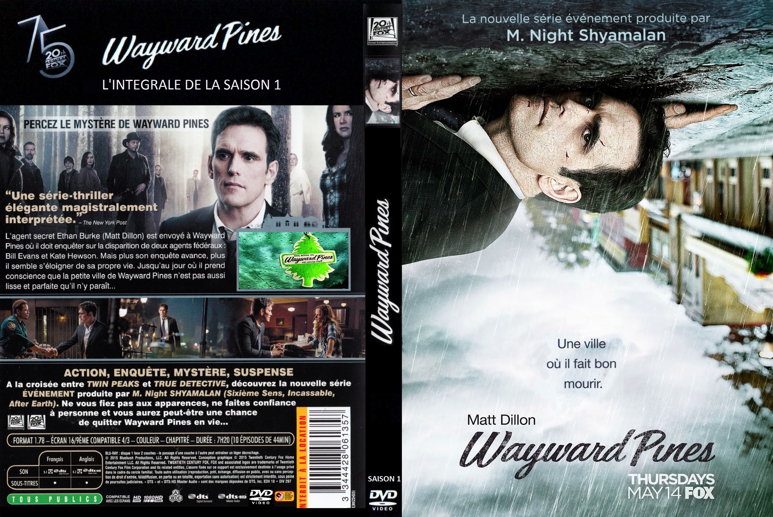 Jaquette DVD Wayward Pines Saison 1 custom v2