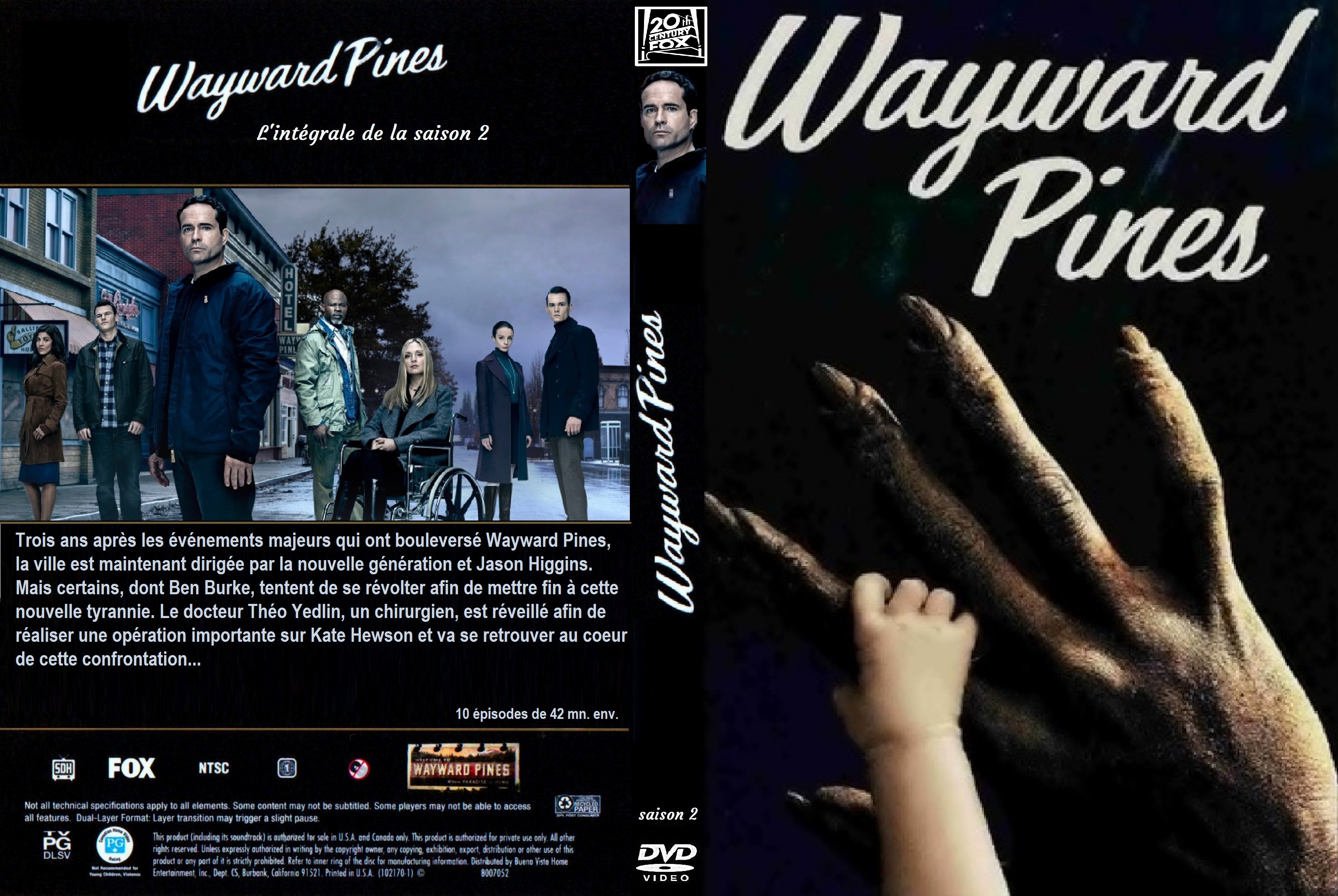 Jaquette DVD Wayward Pines Saison 2 custom