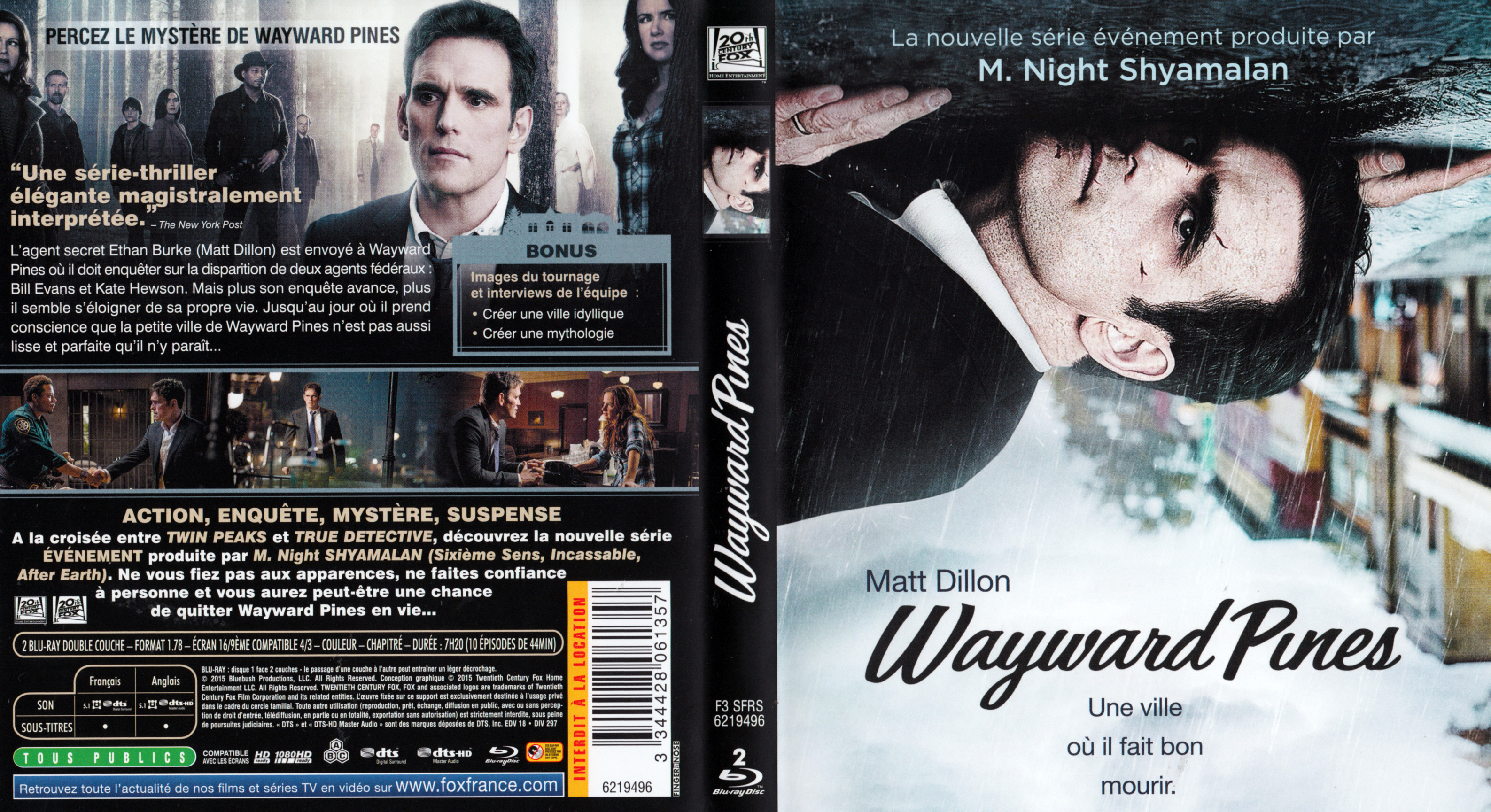 Jaquette DVD Wayward Pines (BLU-RAY)