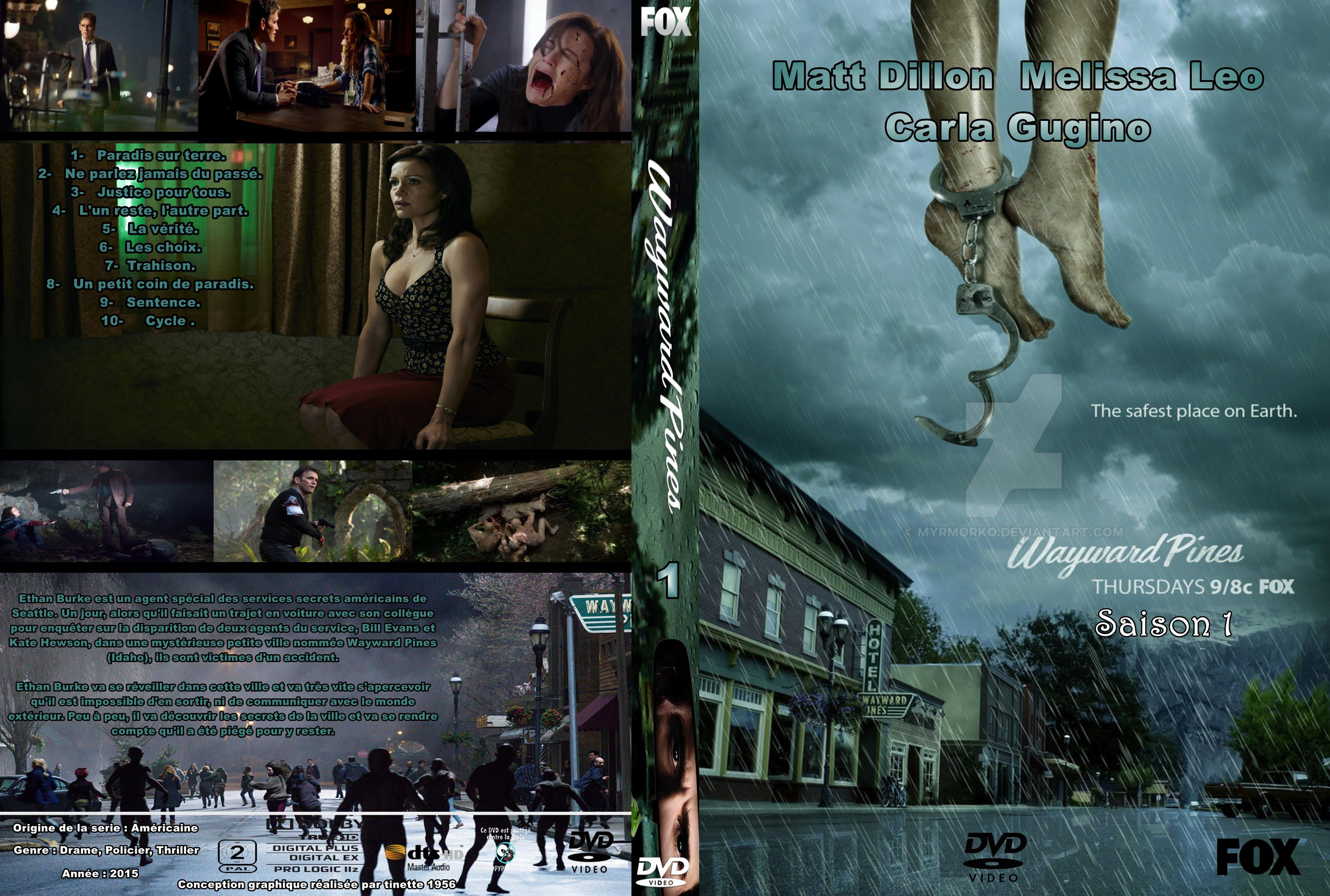 Jaquette DVD Wayward pines saison 1 custom