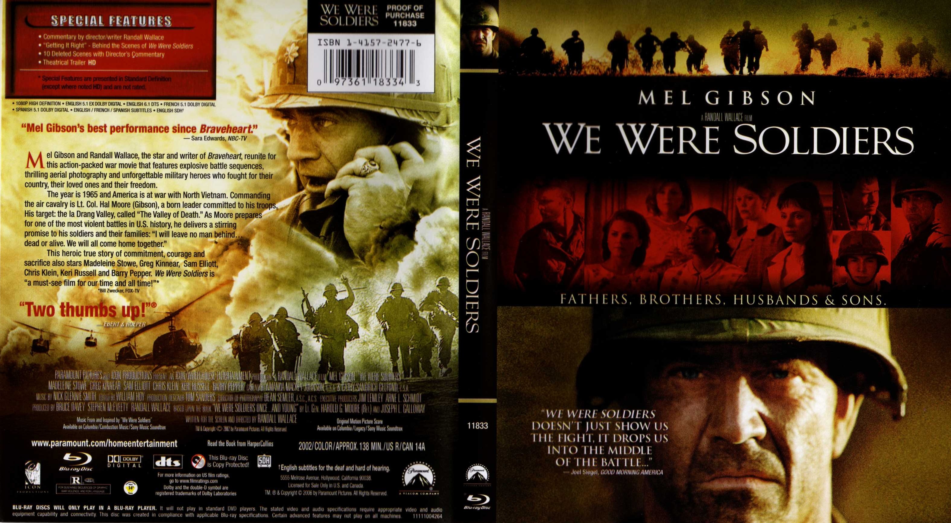 Jaquette DVD We Were Soldiers (Canadienne) (BLU-RAY)