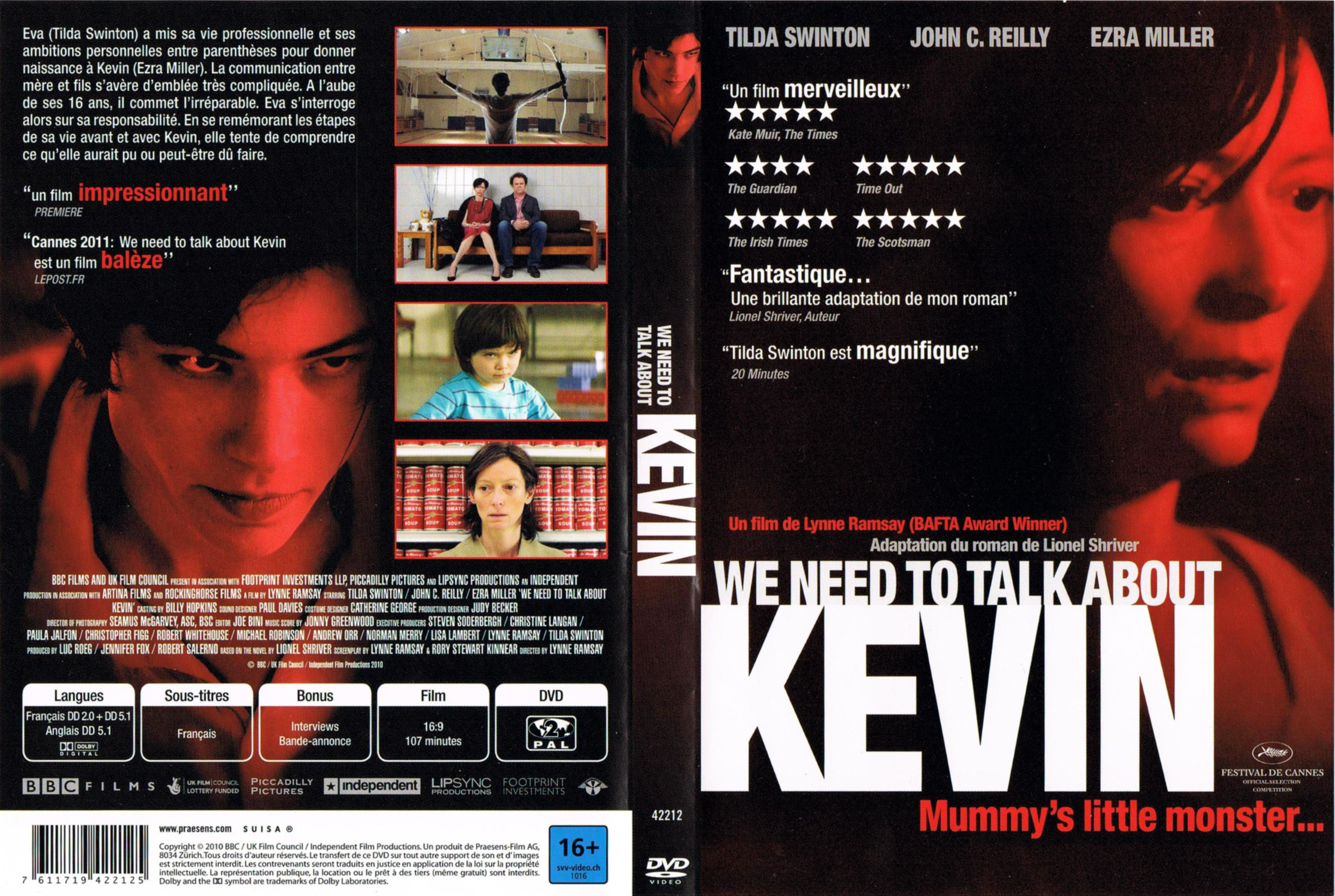 Jaquette DVD We need to talk about Kevin