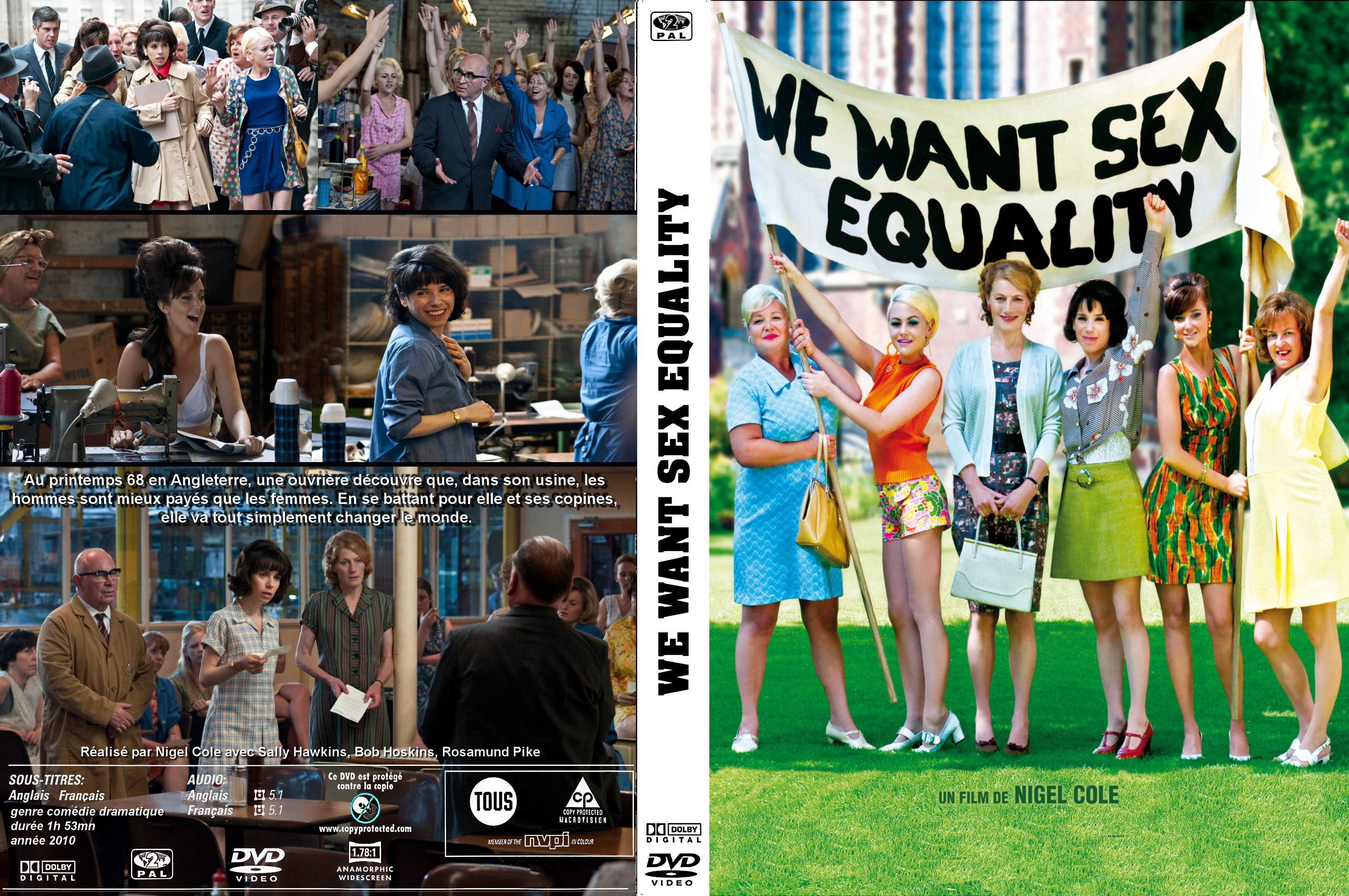 Jaquette DVD We want sex equality custom
