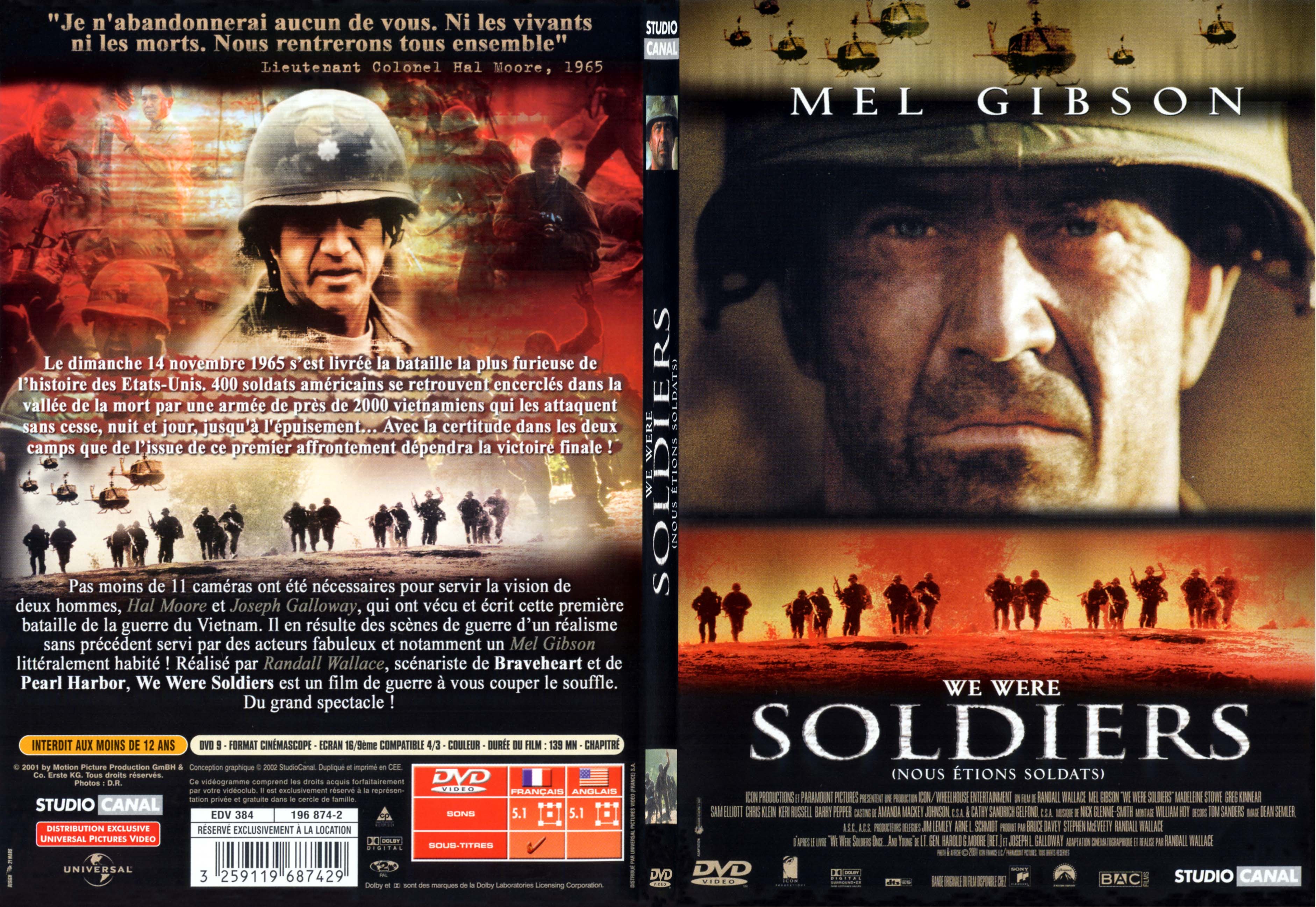 Jaquette DVD We were soldiers - SLIM