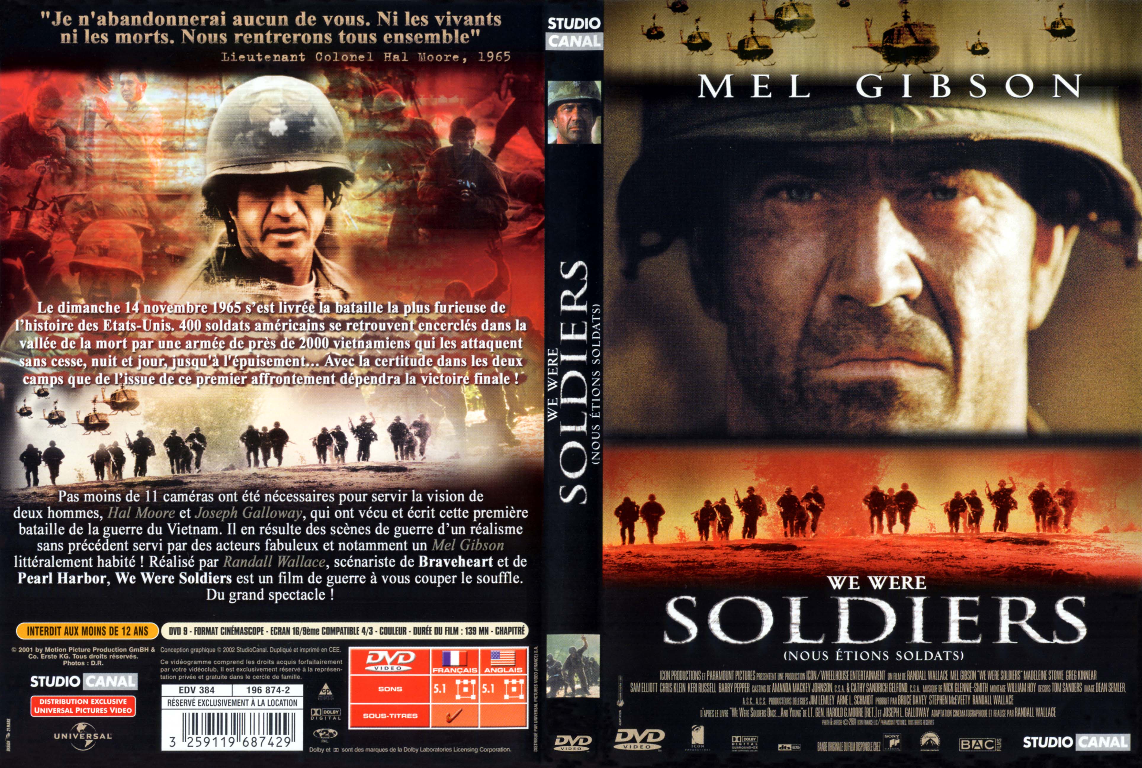 Jaquette DVD We were soldiers - nous tions soldats