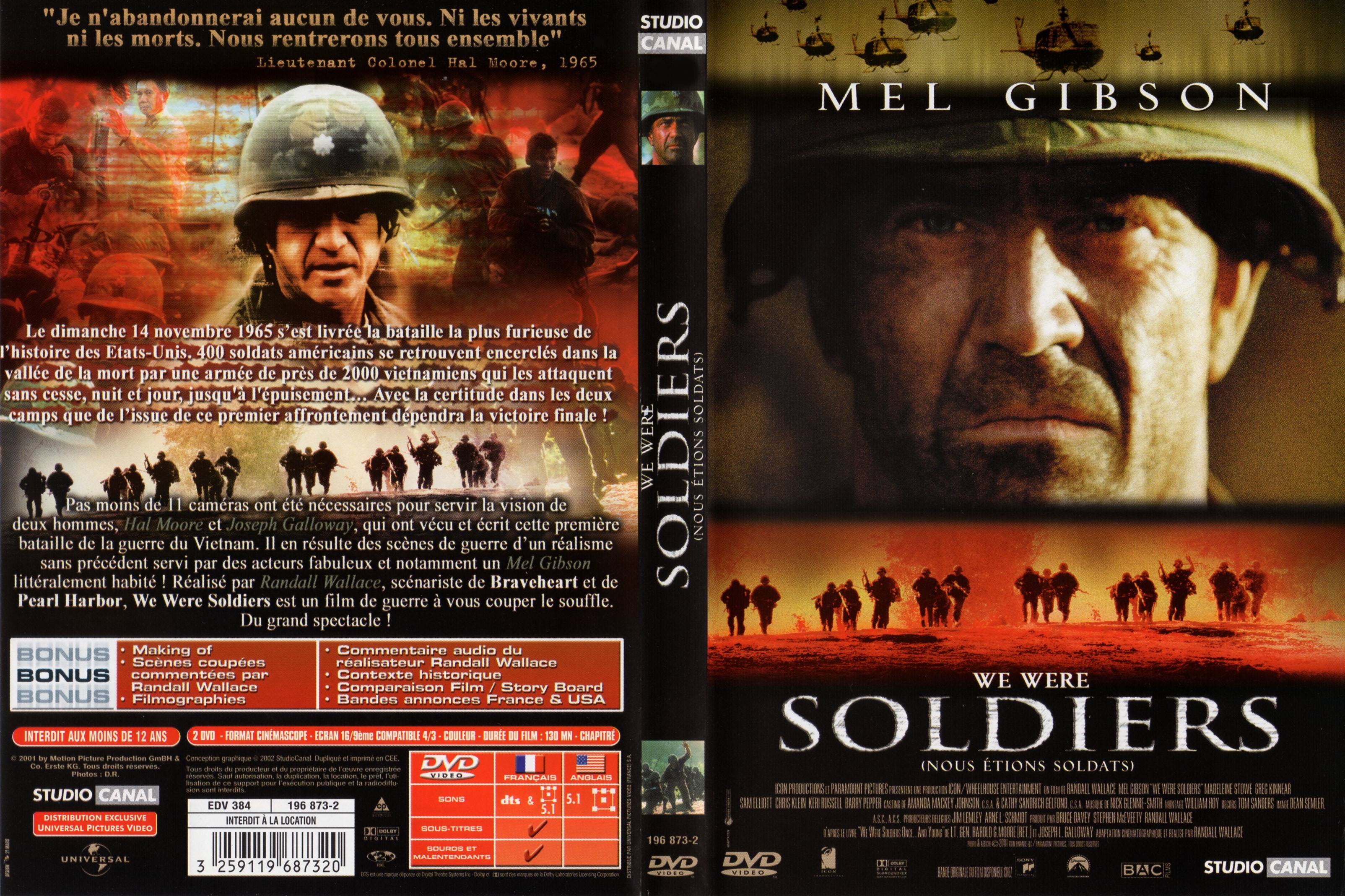 Jaquette DVD We were soldiers - nous tions soldats v2