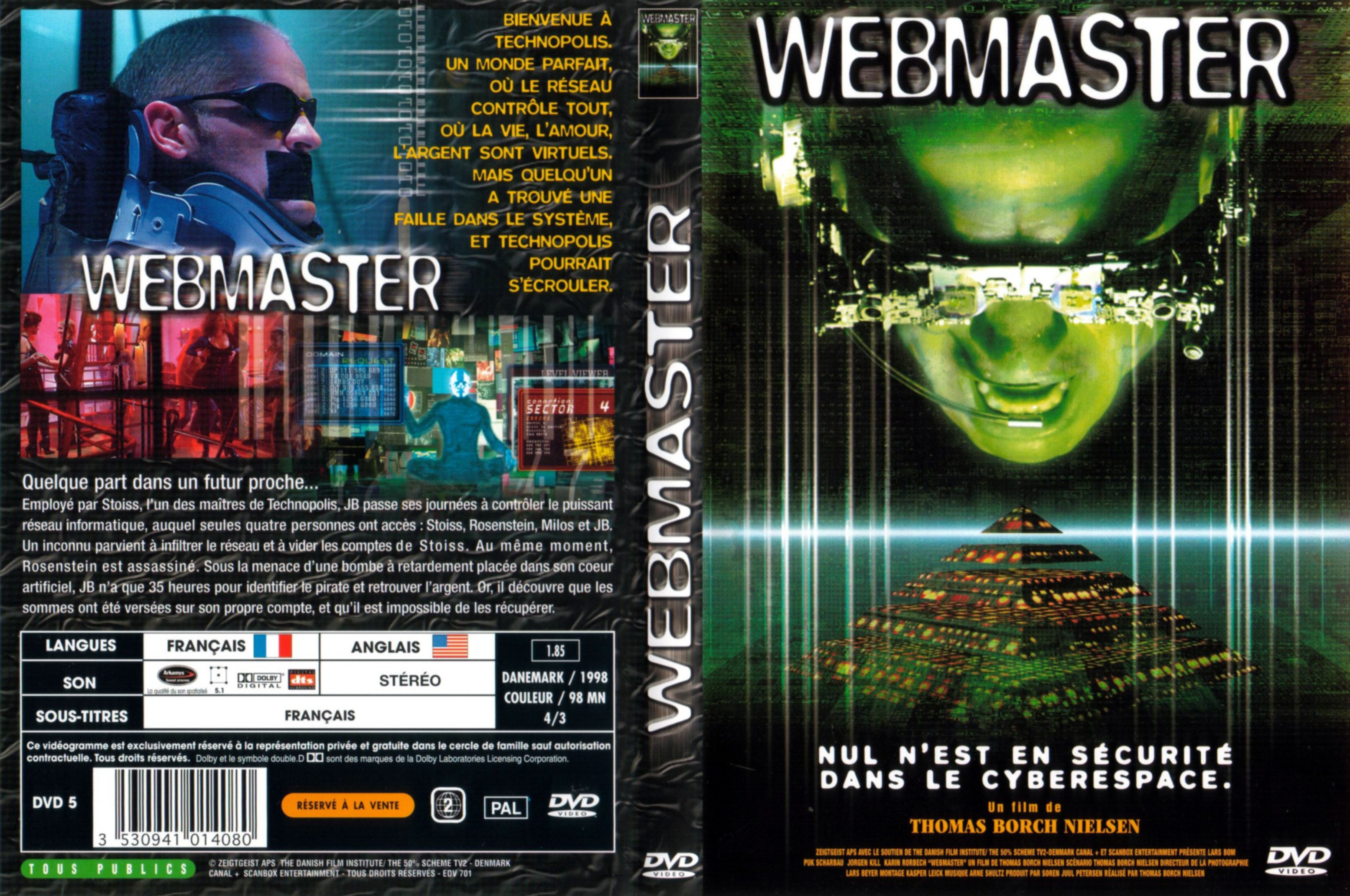 Jaquette DVD Webmaster