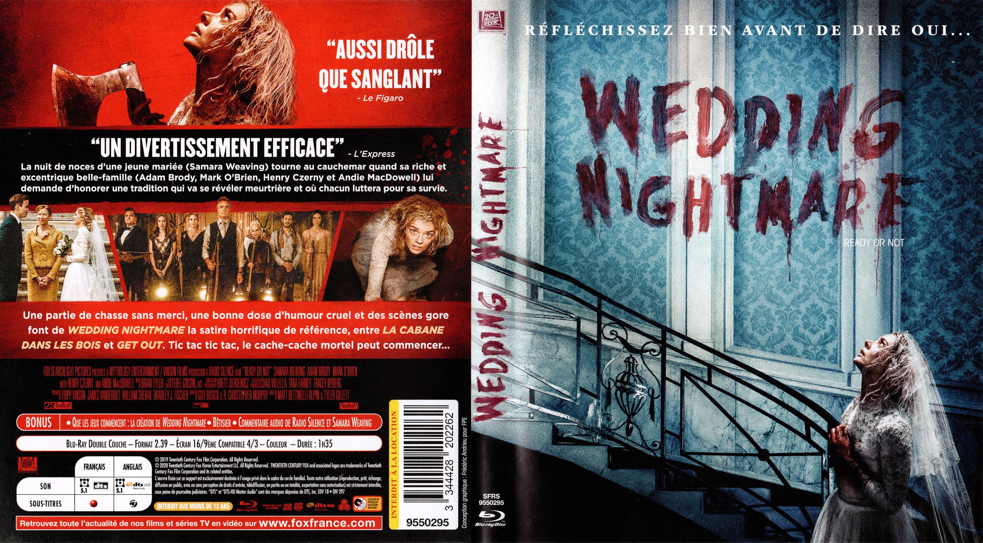 Jaquette DVD Wedding nightmare (BLU-RAY)
