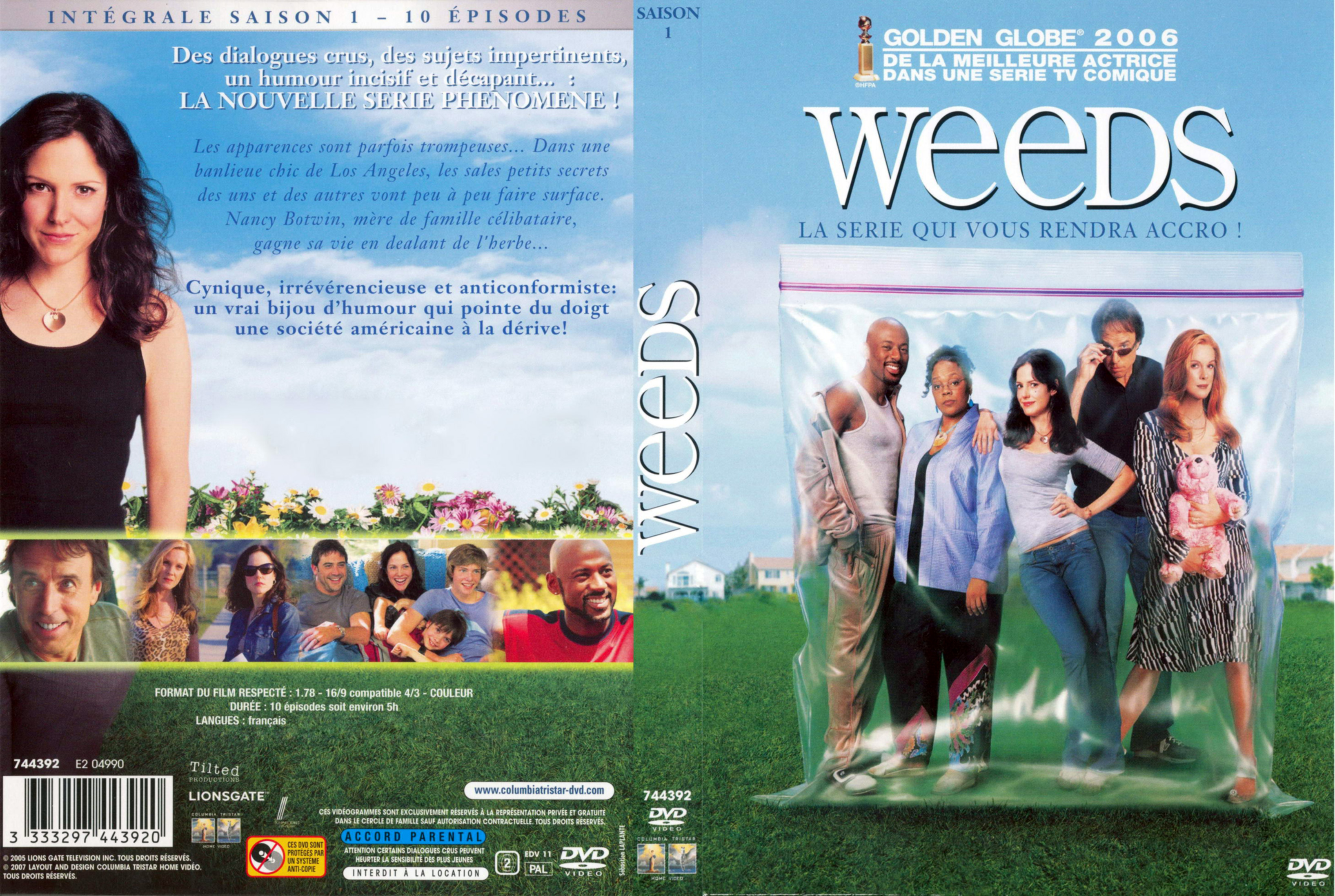 Jaquette DVD Weeds Saison 1 COFFRET