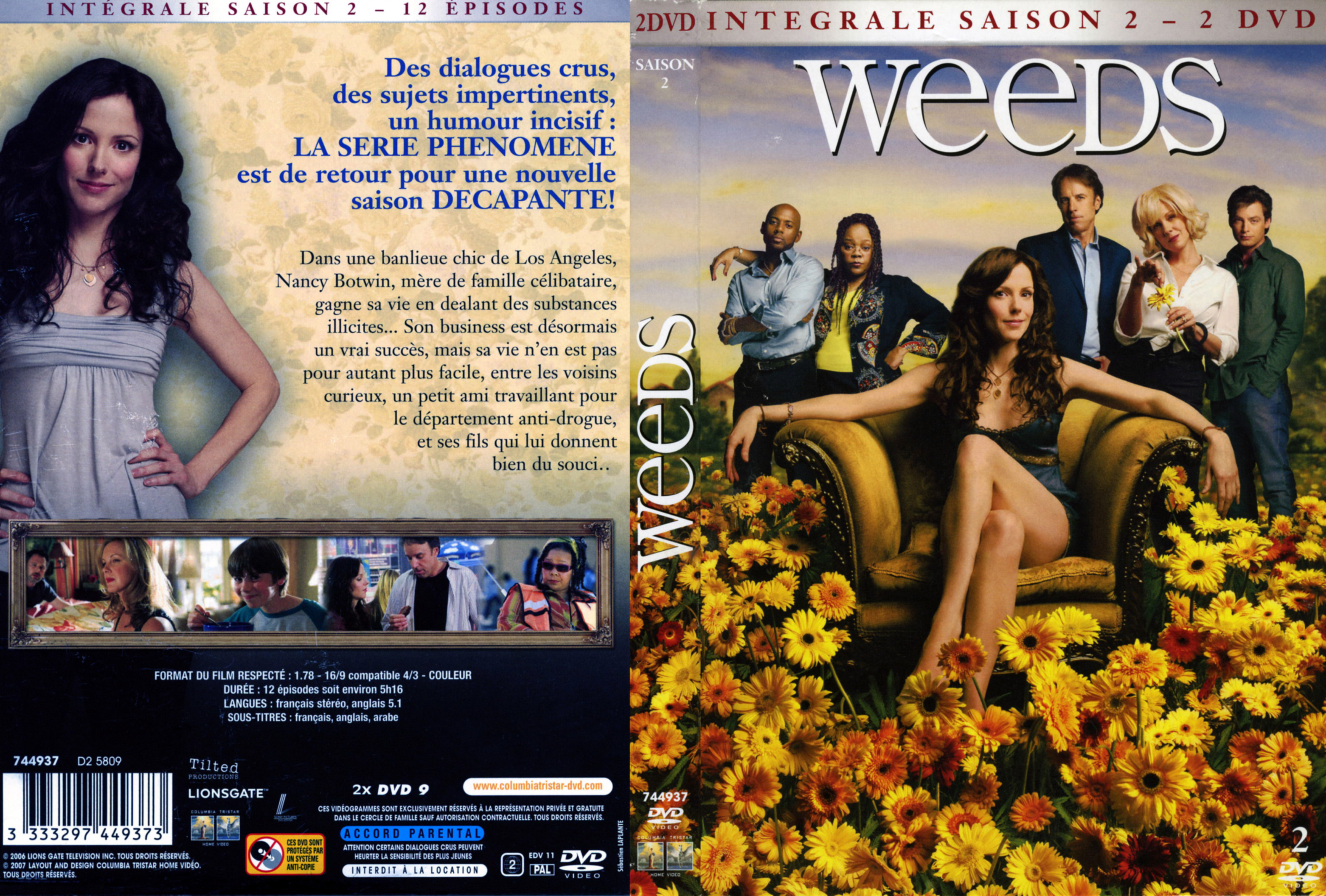 Jaquette DVD Weeds Saison 2 COFFRET