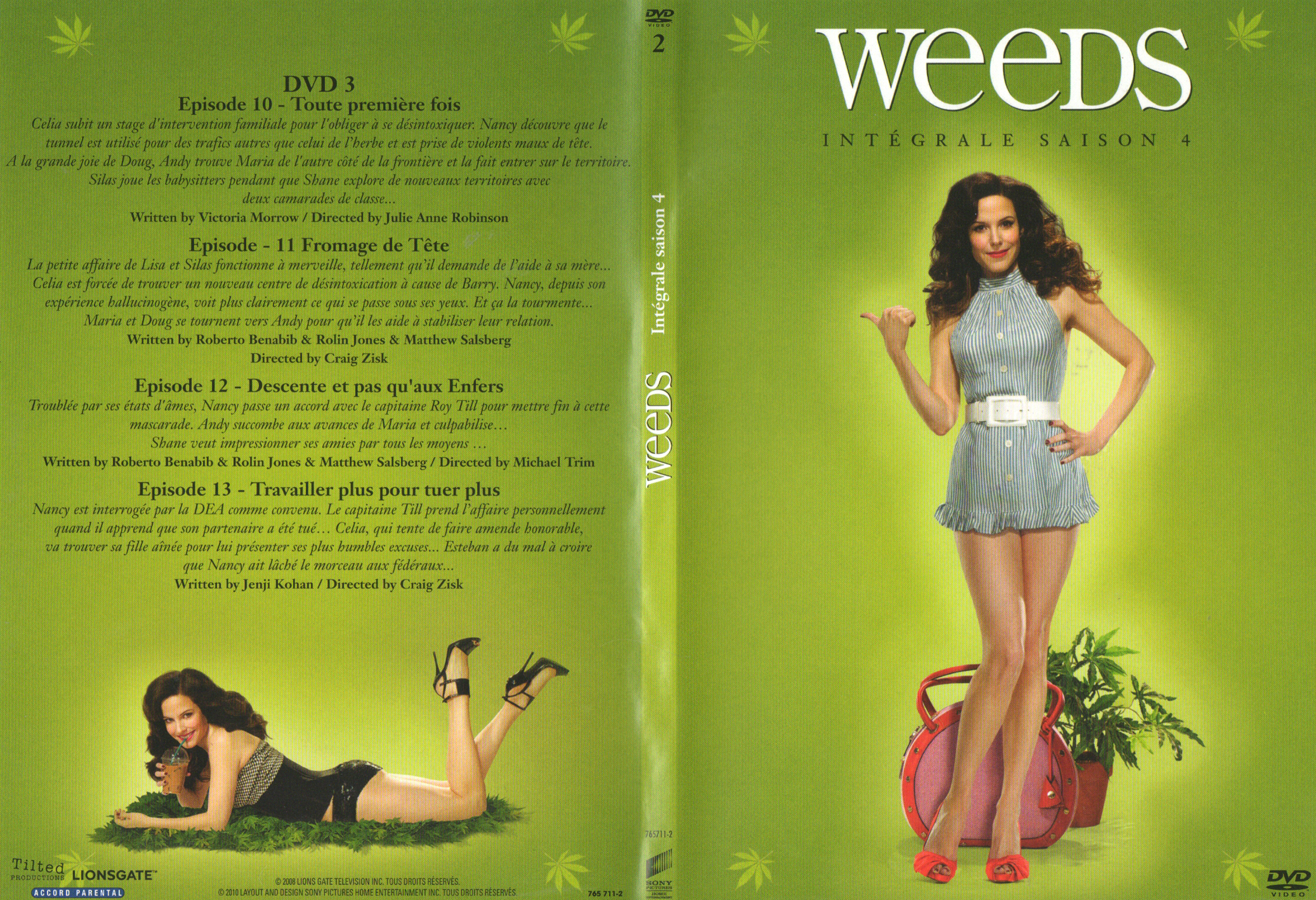 Jaquette DVD Weeds Saison 4 DVD 2