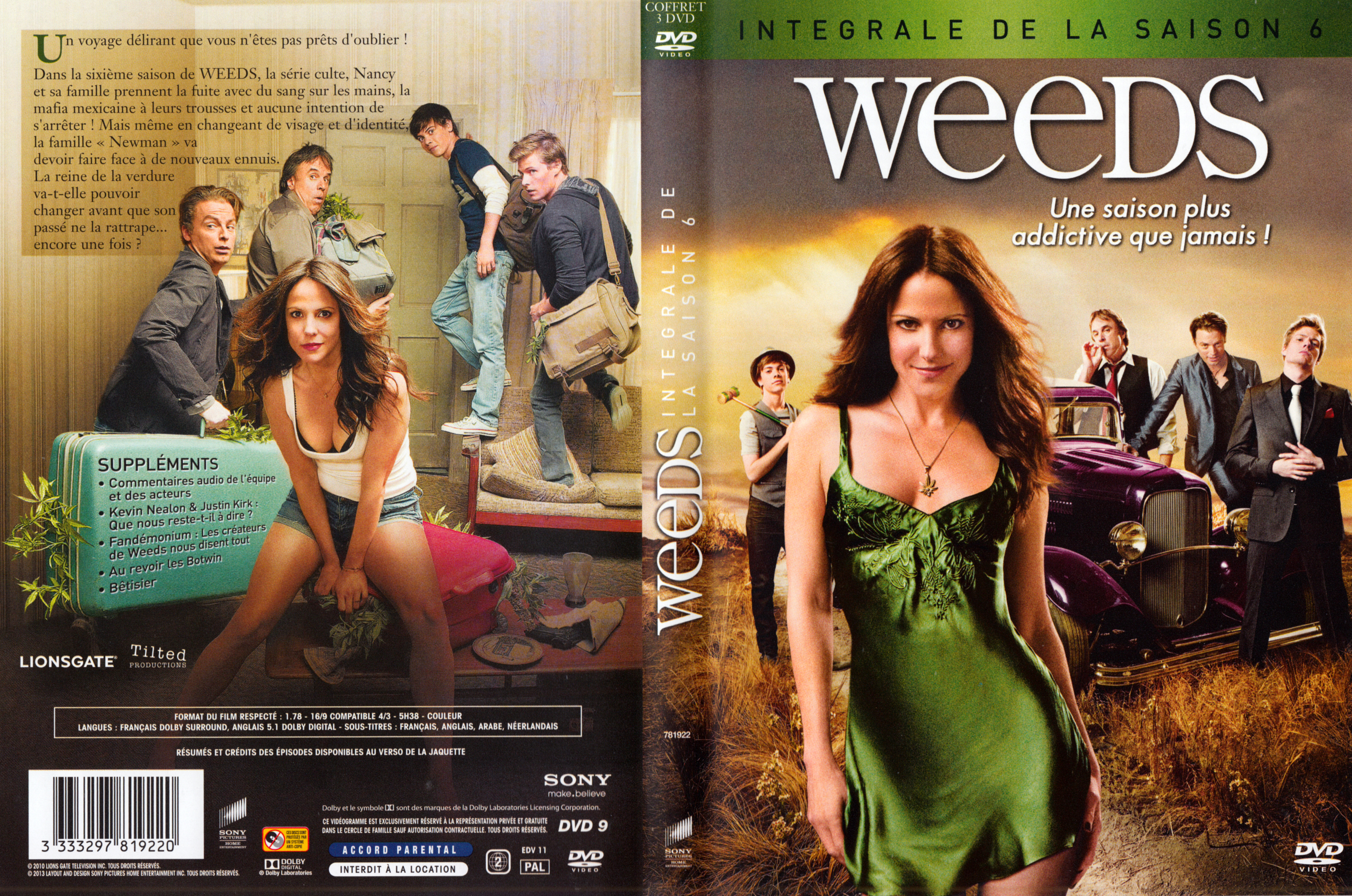 Jaquette DVD Weeds Saison 6
