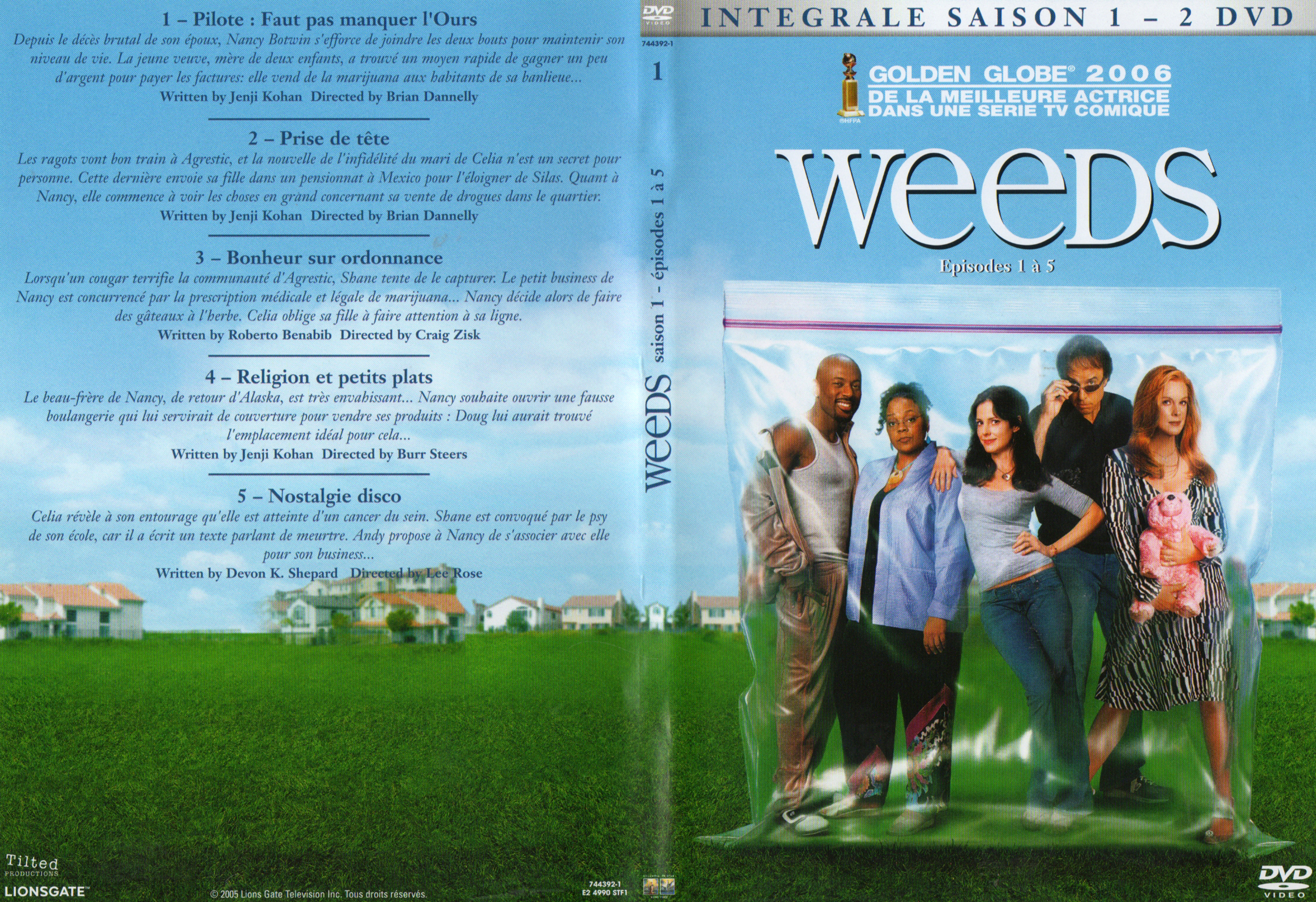 Jaquette DVD Weeds saison 1 DVD 1