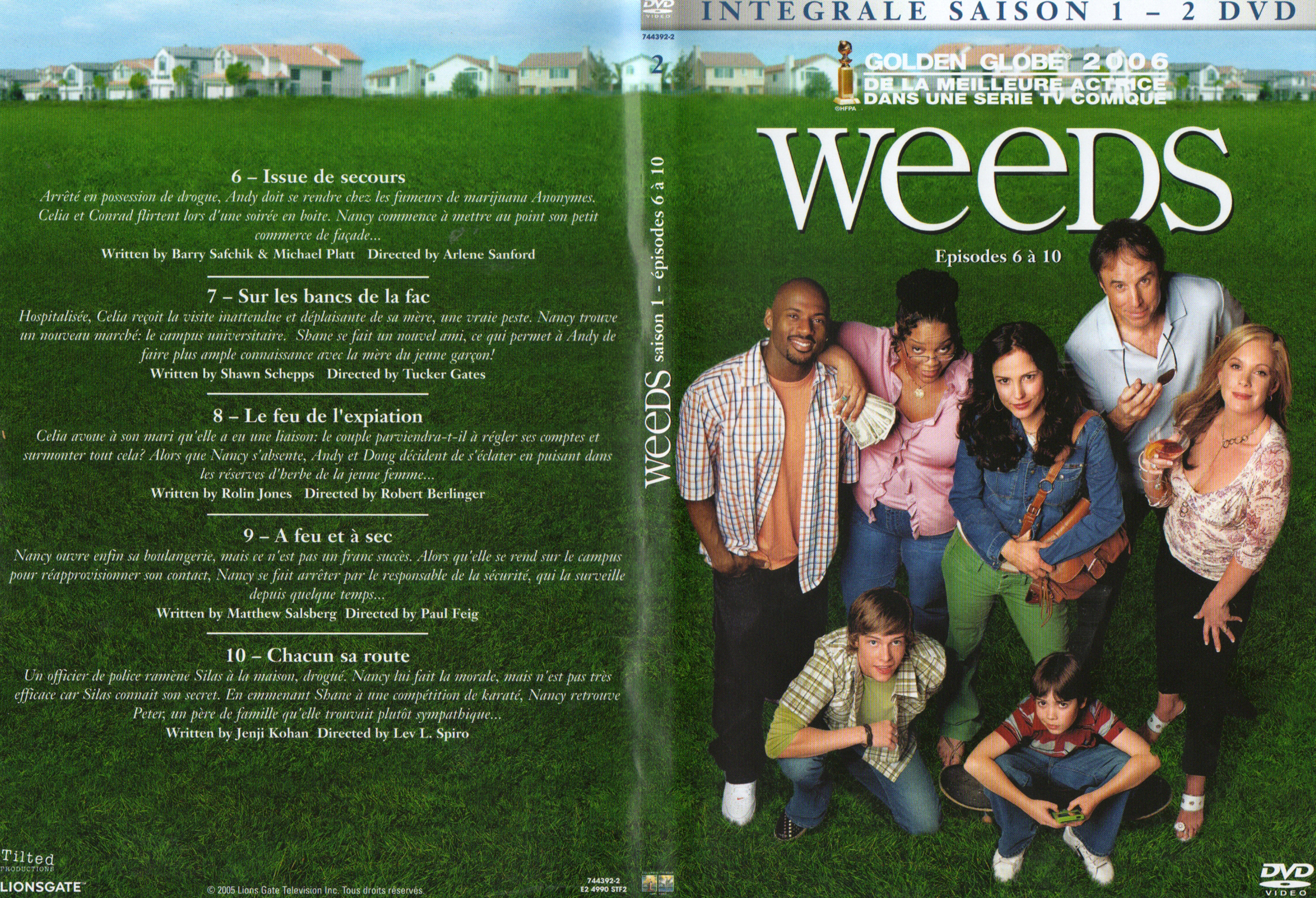 Jaquette DVD Weeds saison 1 DVD 2
