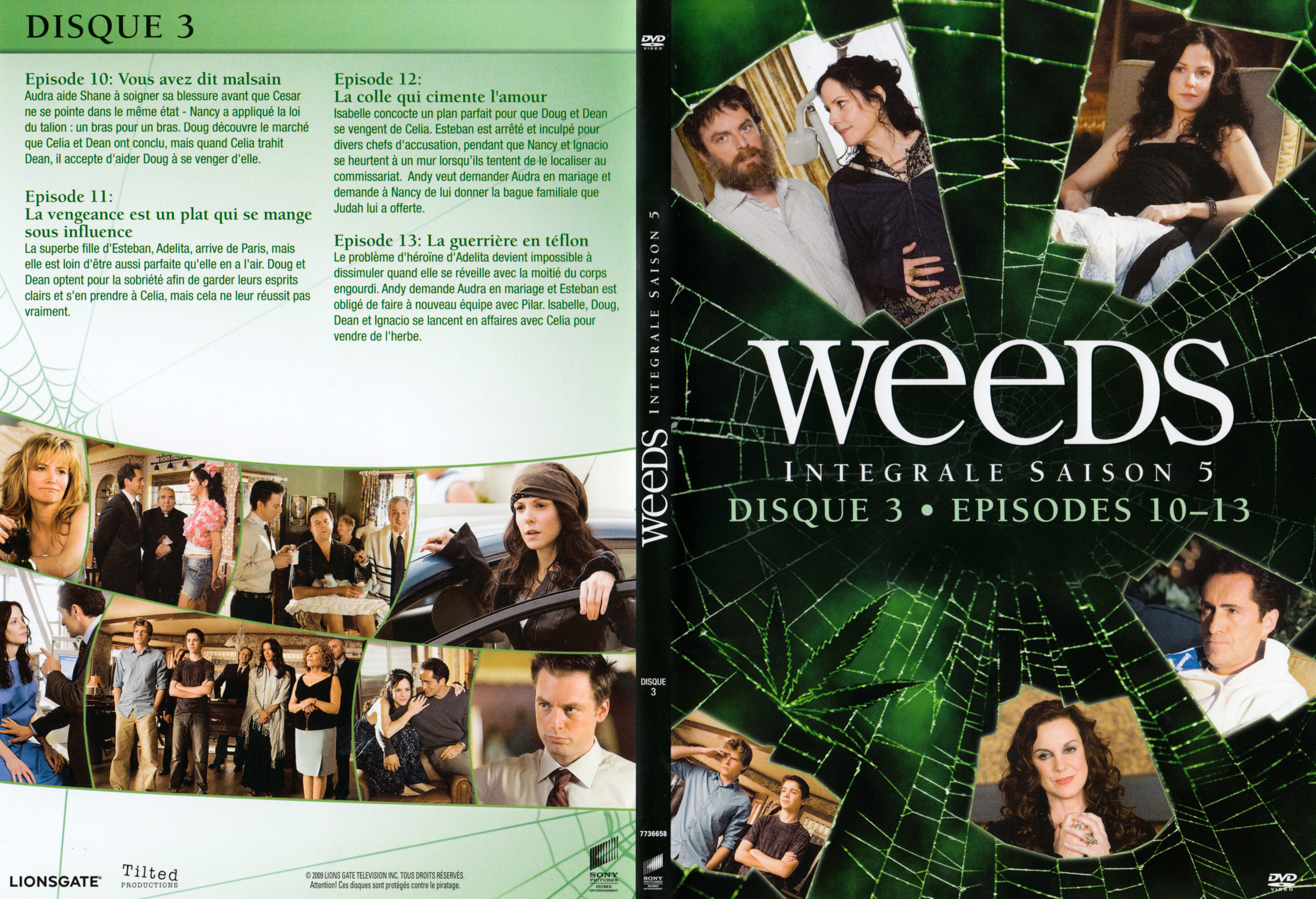 Jaquette DVD Weeds saison 5 DVD 2