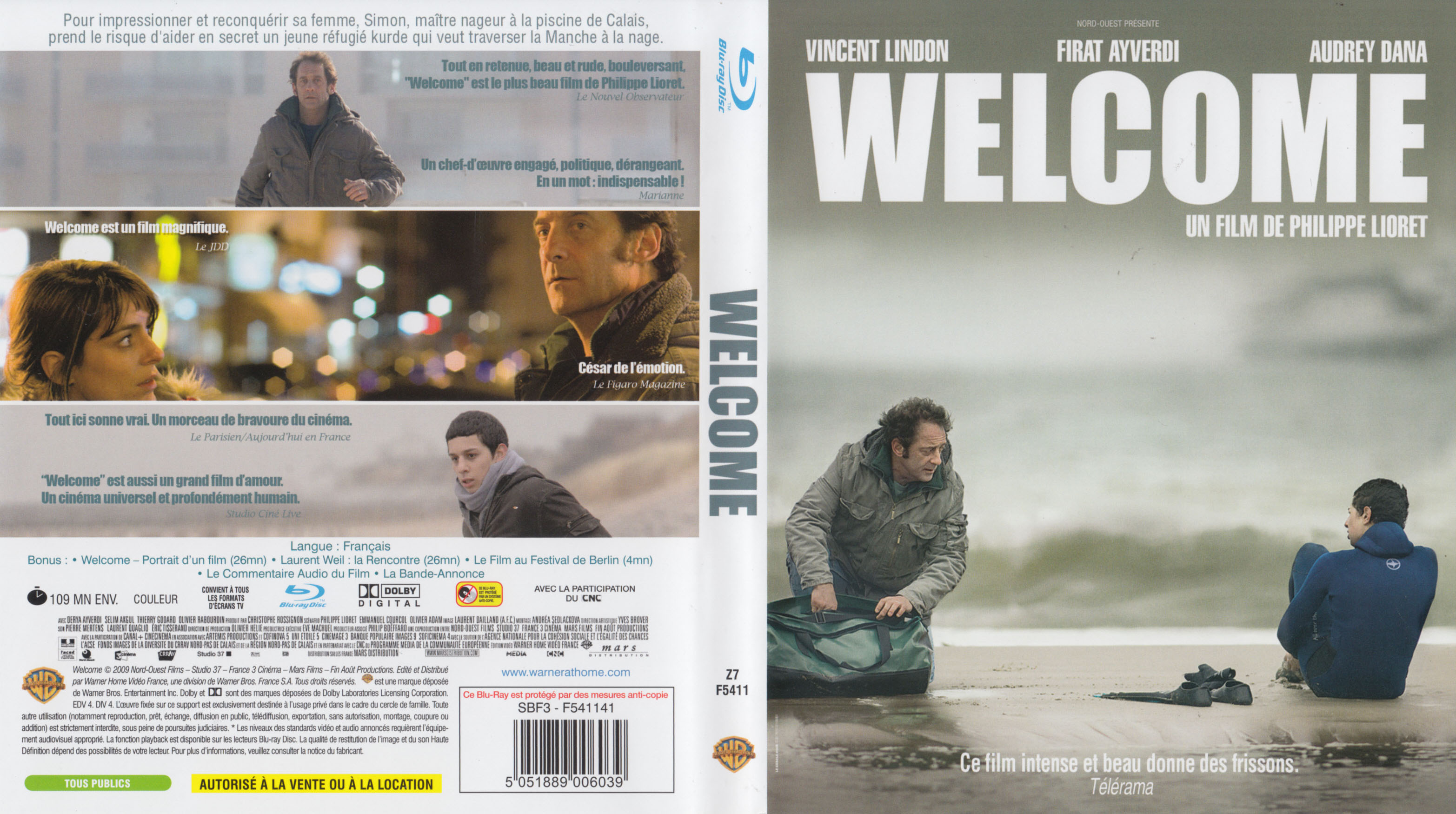 Jaquette DVD Welcome (BLU-RAY)