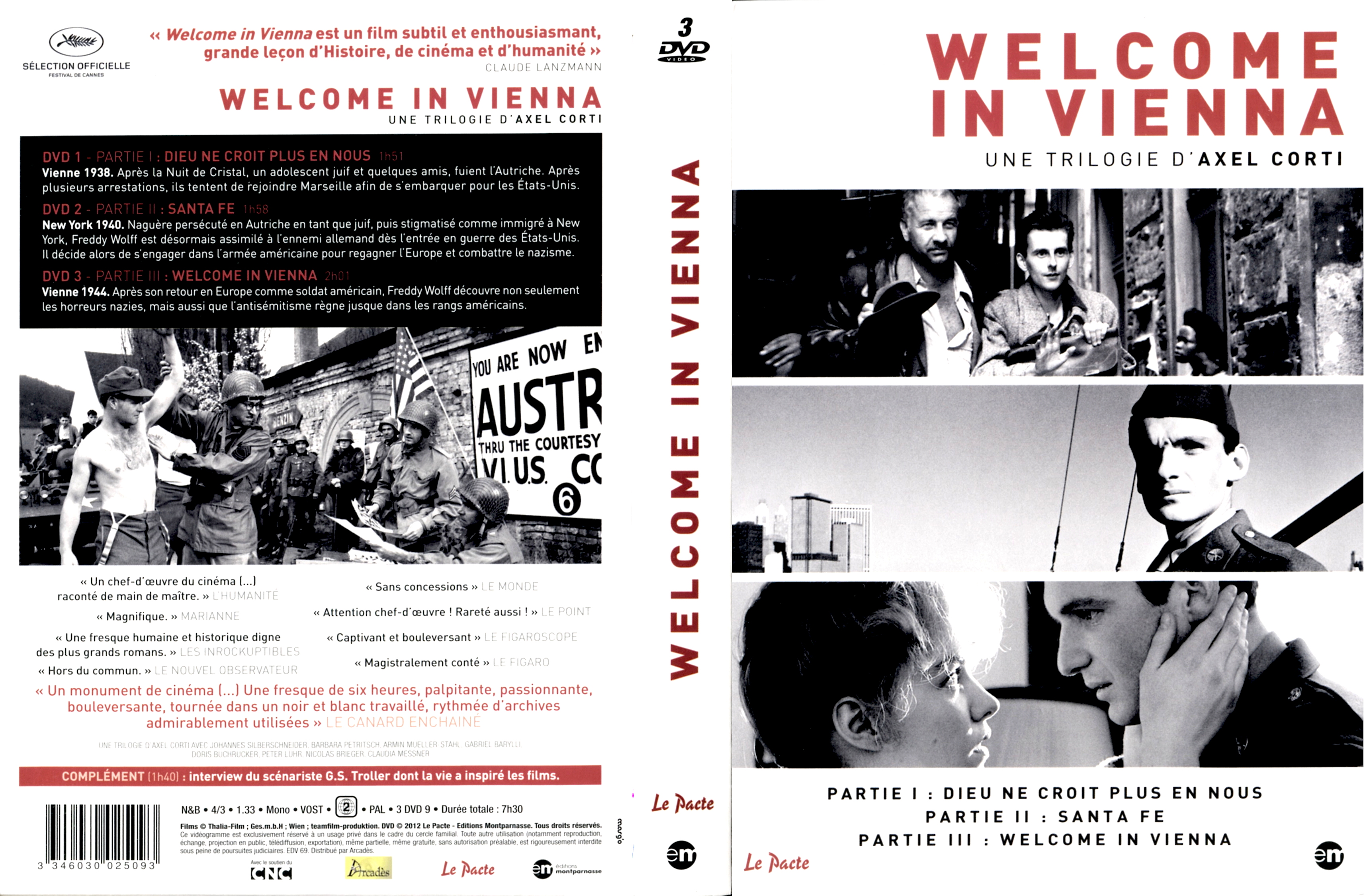 Jaquette DVD Welcome in Vienna