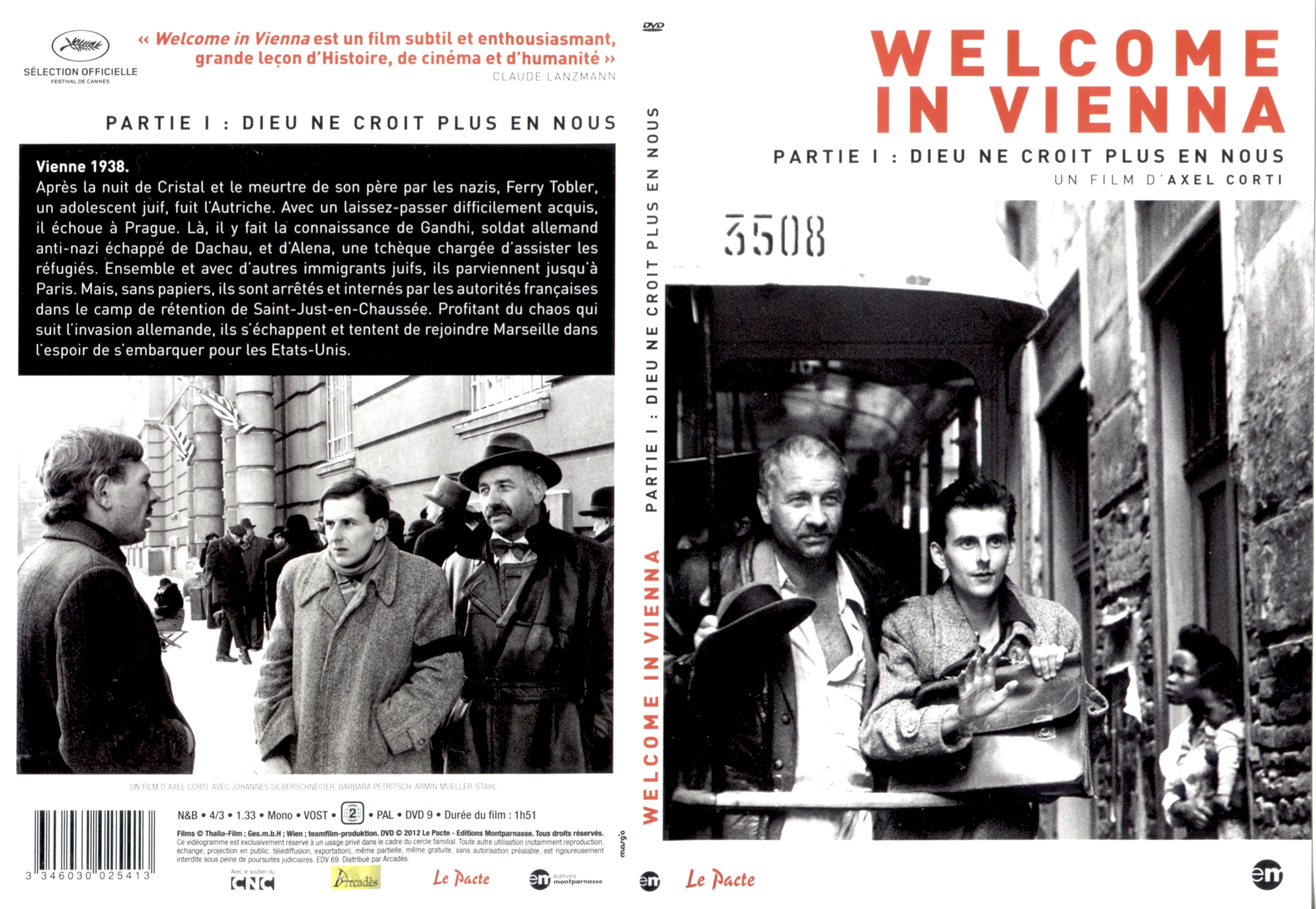 Jaquette DVD Welcome in Vienna Partie 1 Dieu ne croit plus en nous