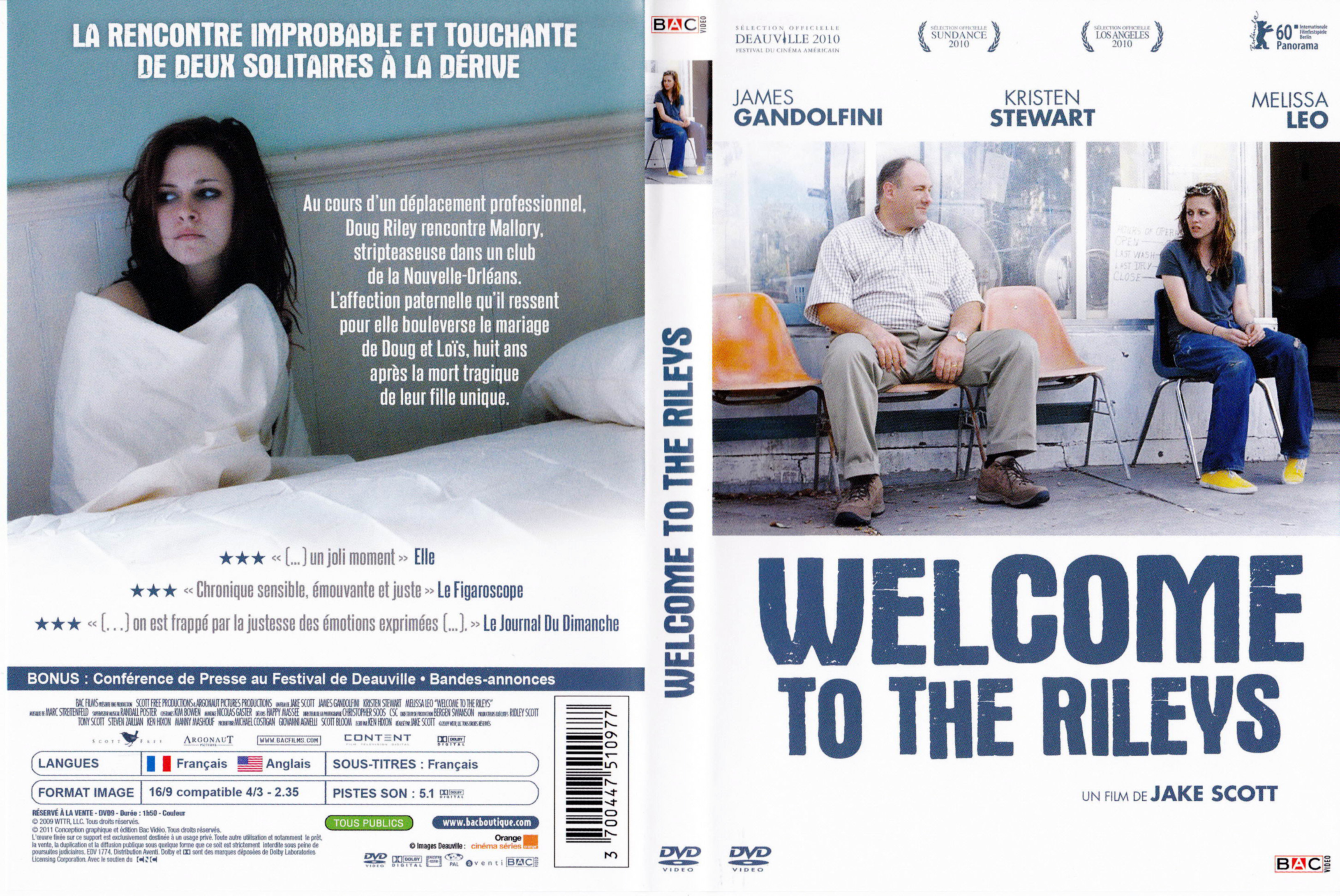 Jaquette DVD Welcome to the Rileys