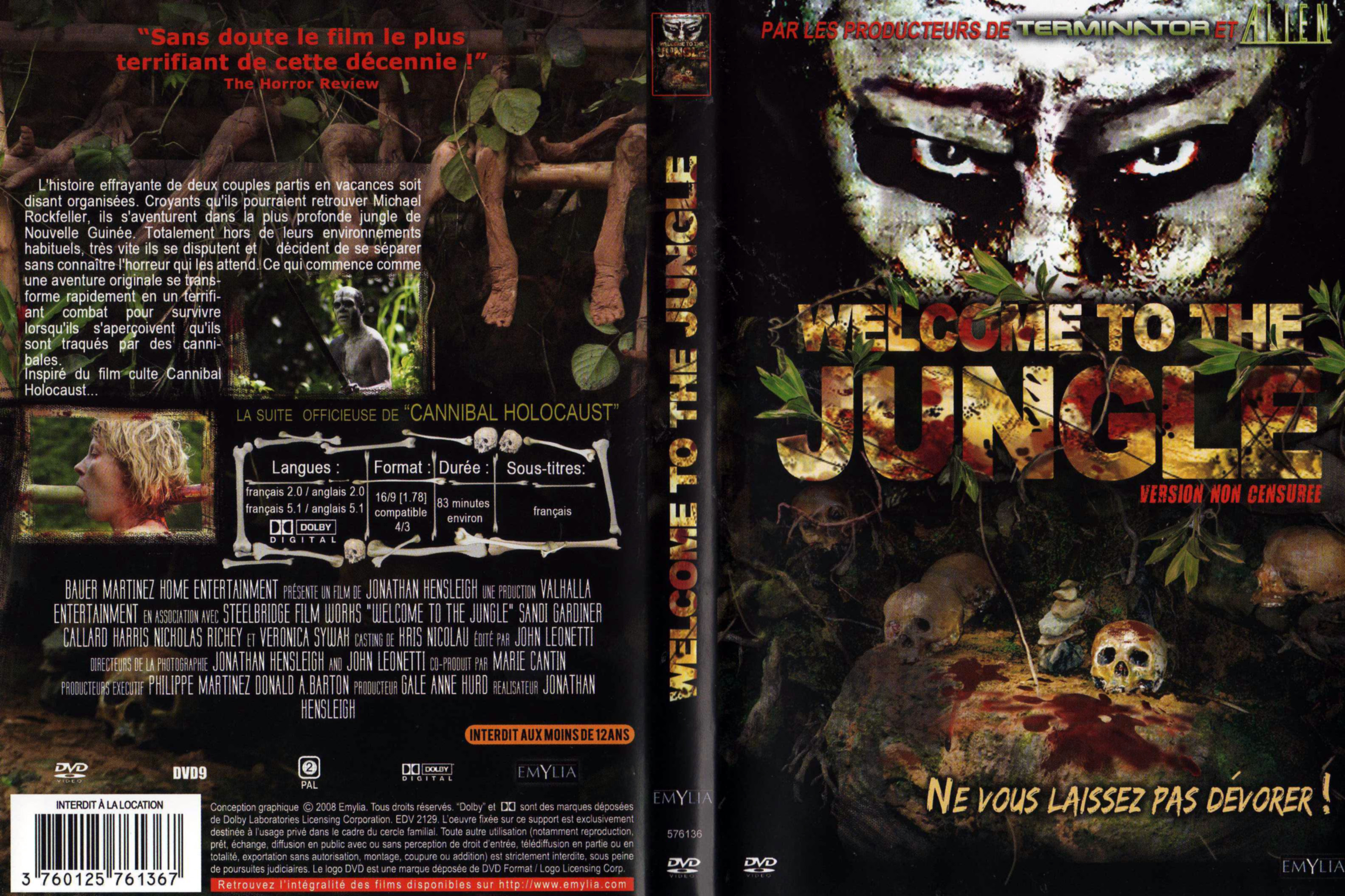 Jaquette DVD Welcome to the jungle