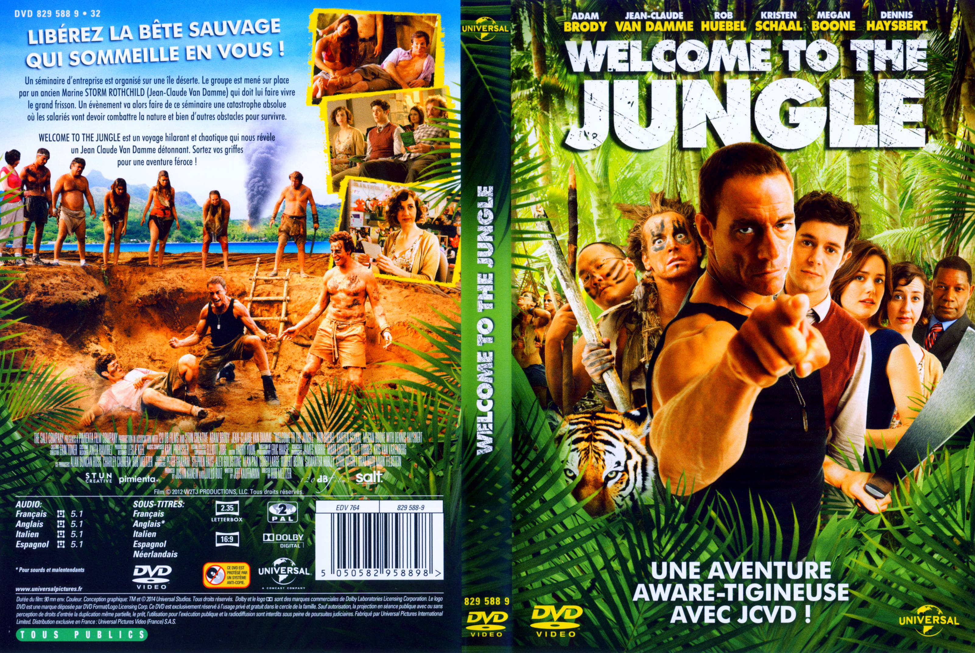 Jaquette DVD Welcome to the jungle (2012)