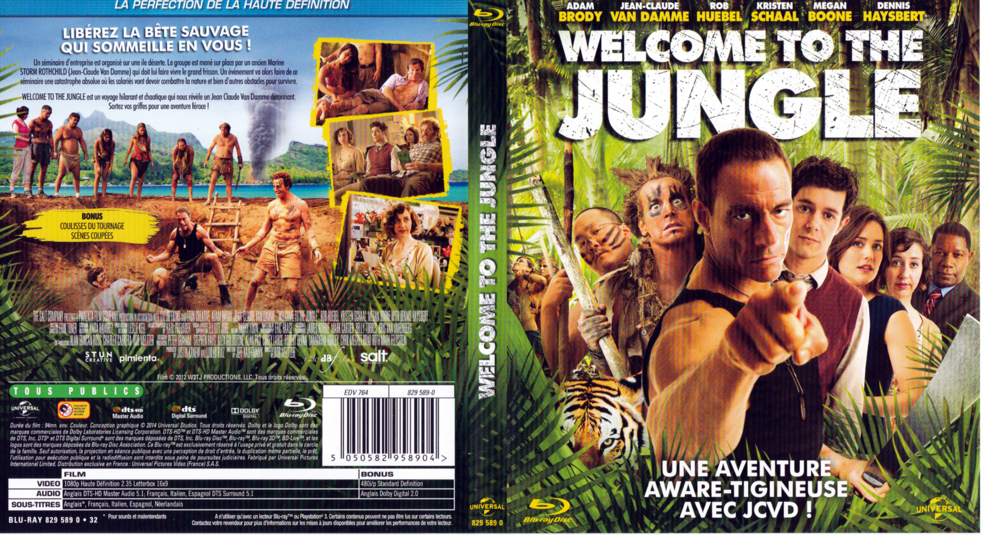 Jaquette DVD Welcome to the jungle (2012) (BLU-RAY)