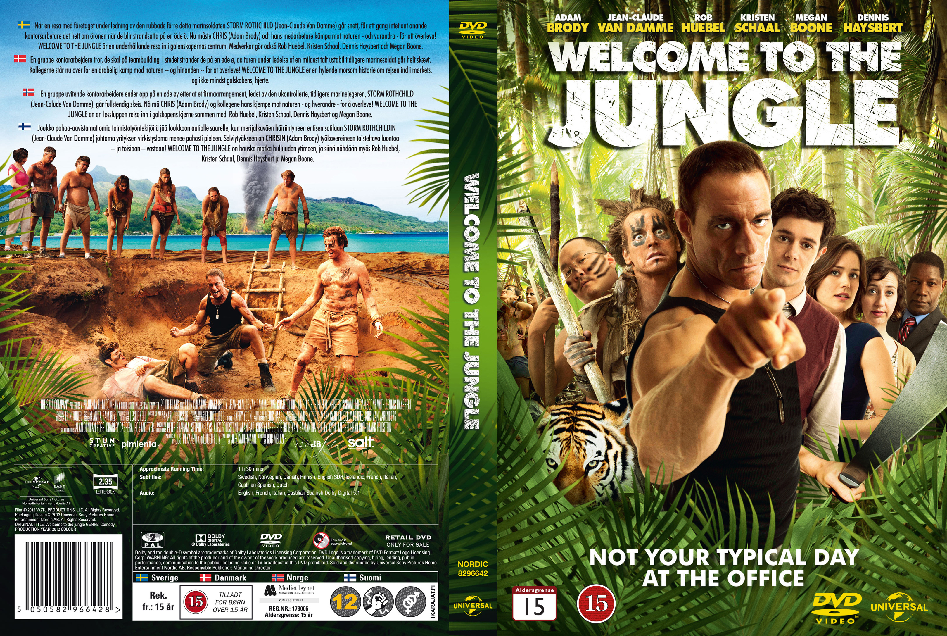 Jaquette DVD Welcome to the jungle (2012) custom