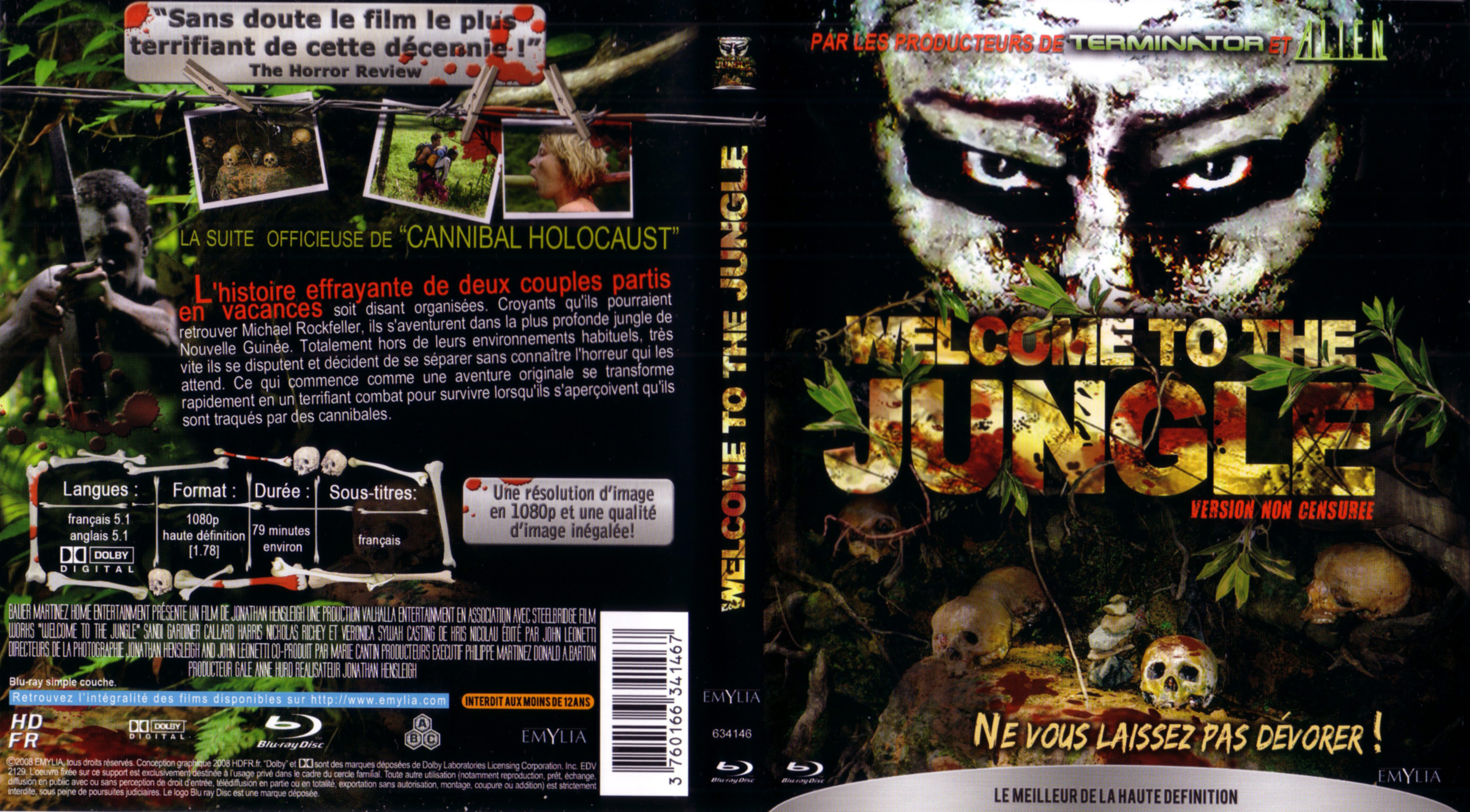 Jaquette DVD Welcome to the jungle (BLU-RAY)