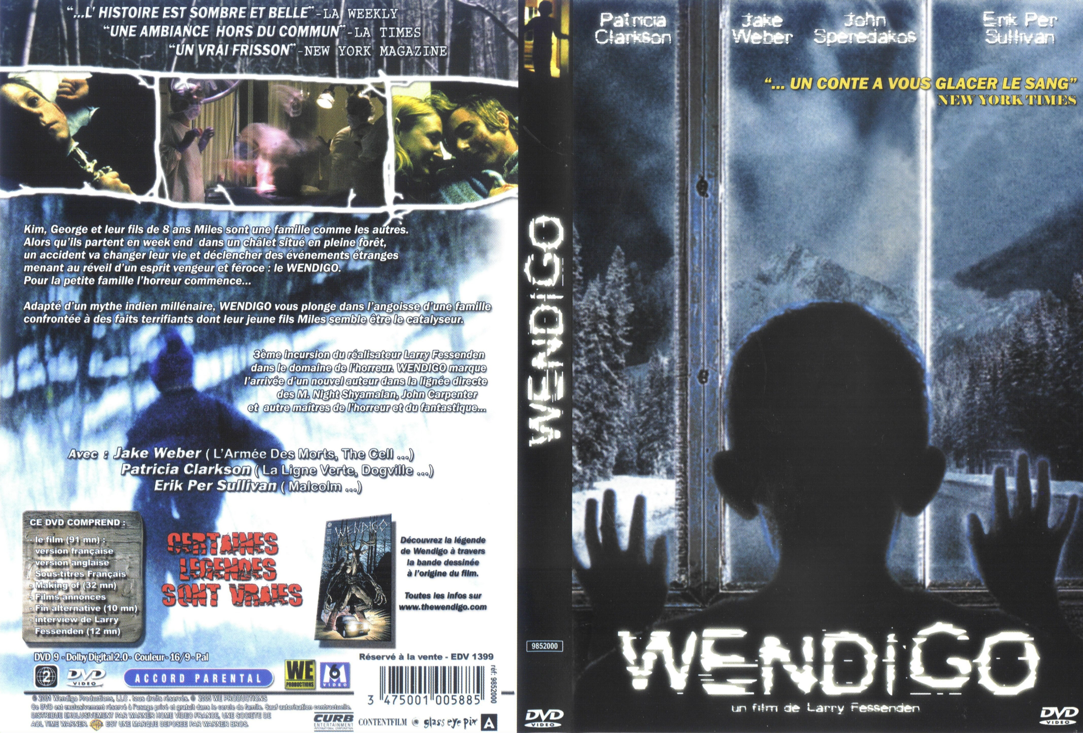 Jaquette DVD Wendigo