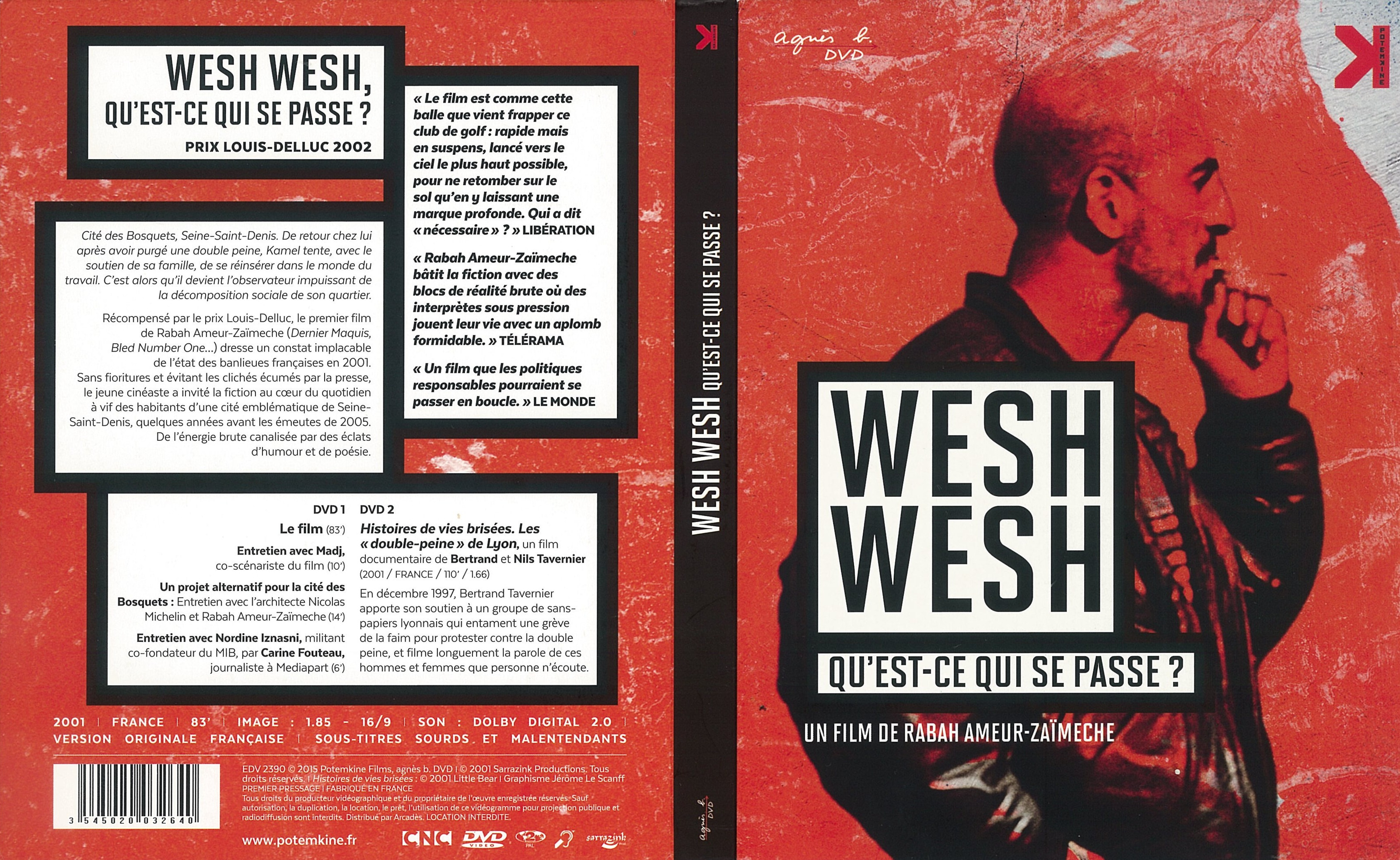 Jaquette DVD Wesh Wesh, qu