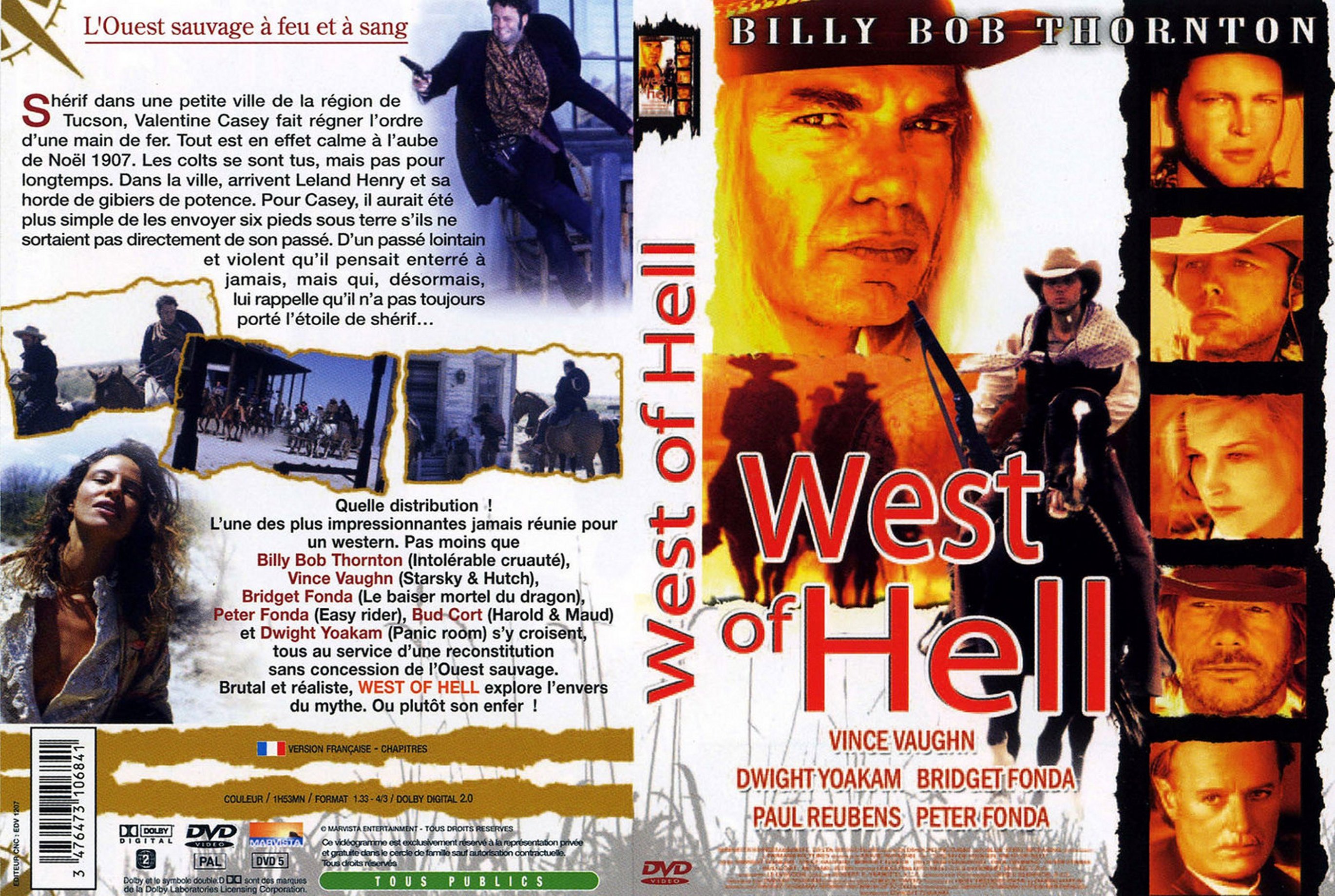 Jaquette DVD West of Hell
