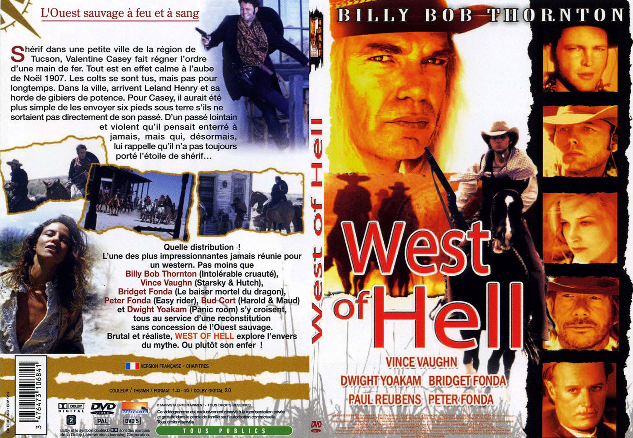 Jaquette DVD West of Hell - SLIM
