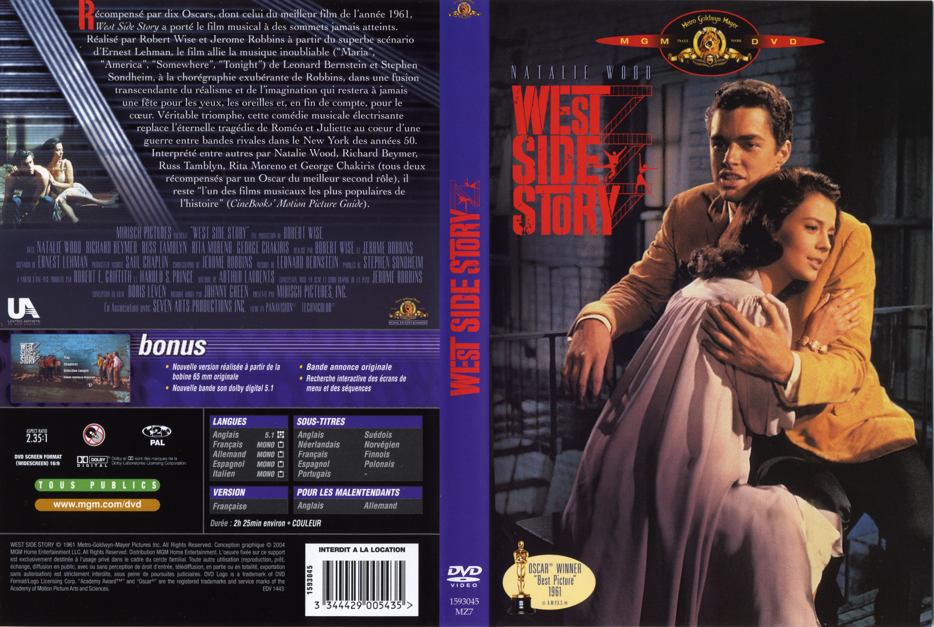 Jaquette DVD West side story v2