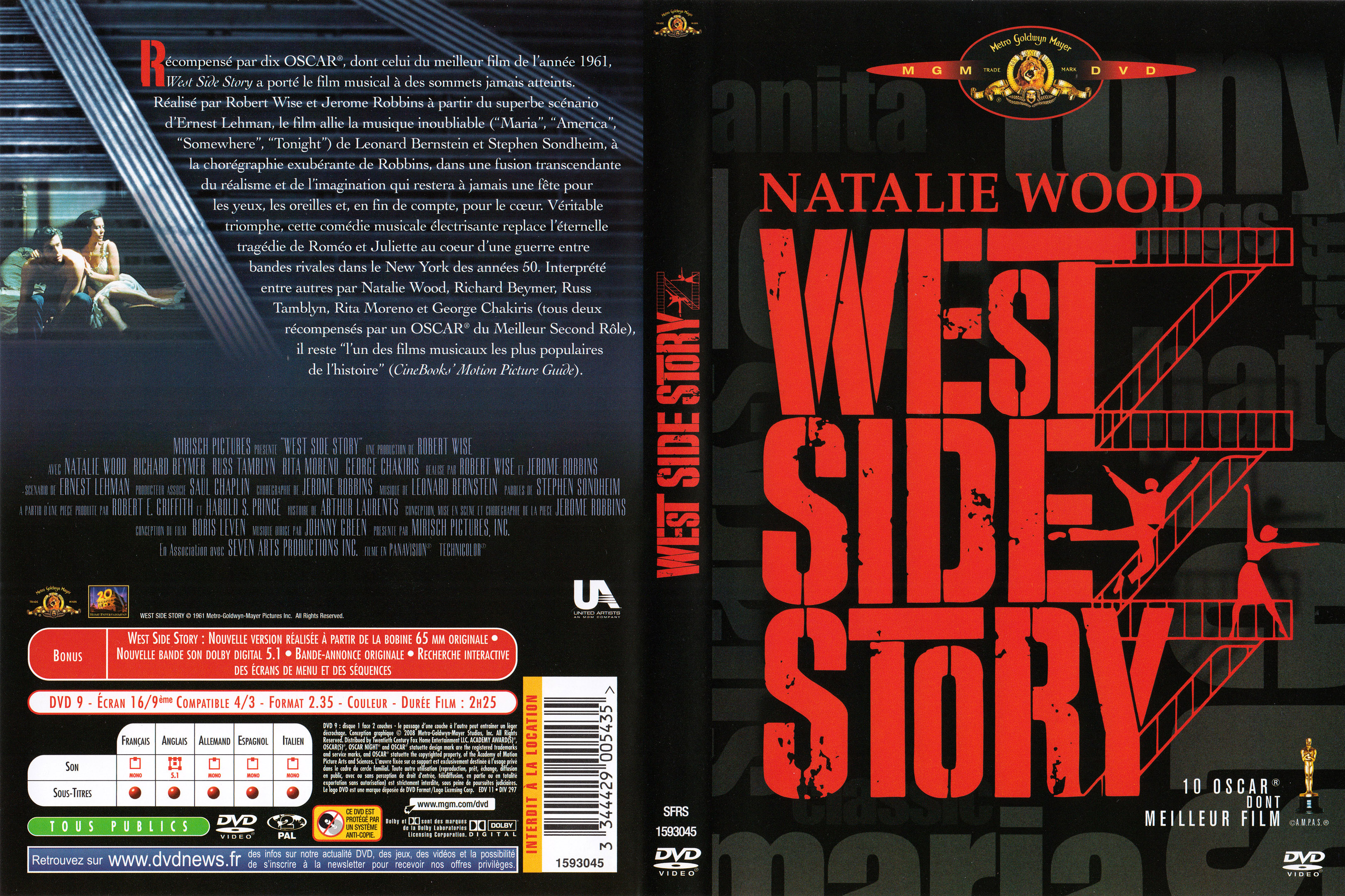 Jaquette DVD West side story v3