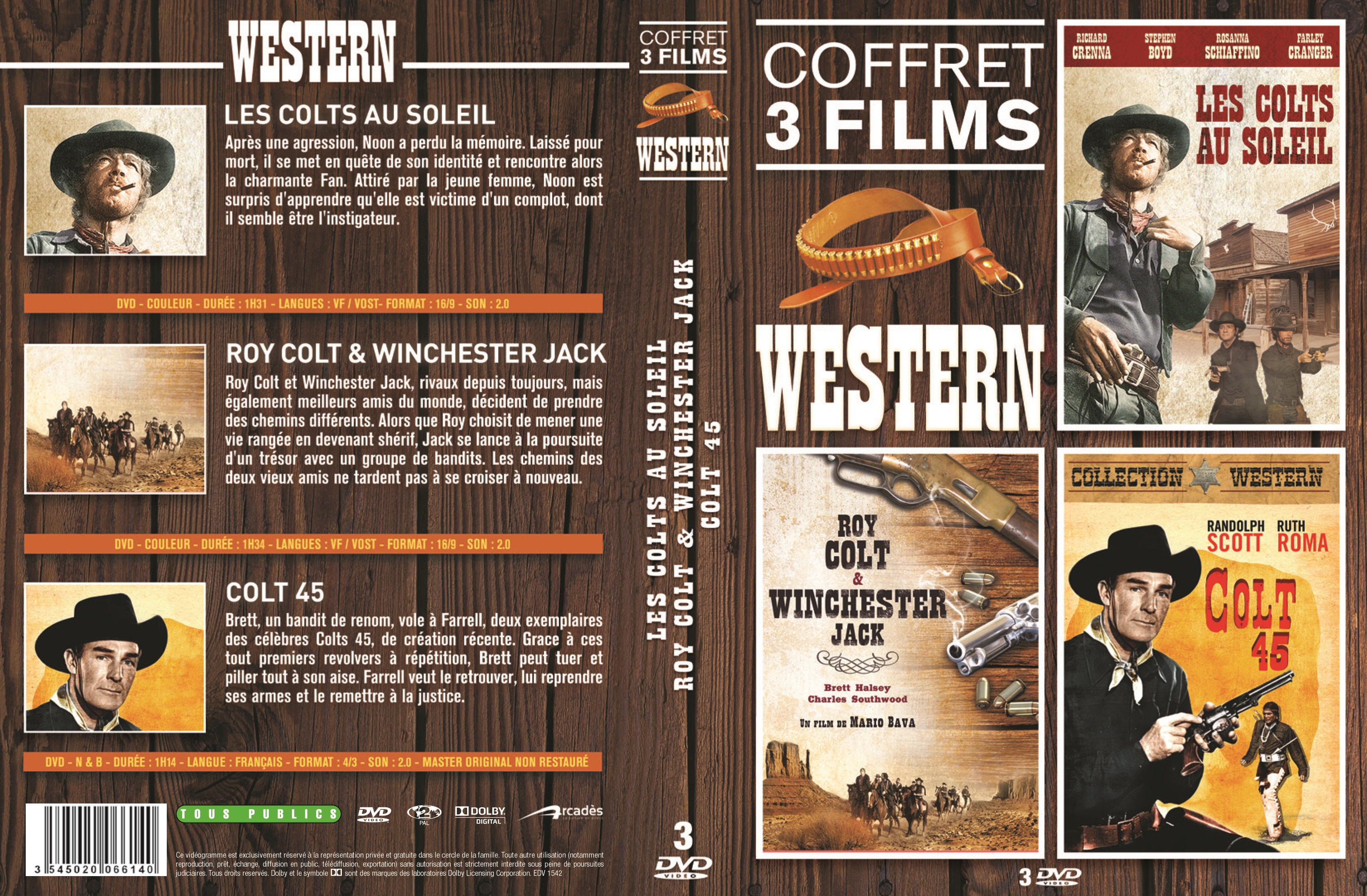 Jaquette DVD Western vol 2 COFFRET