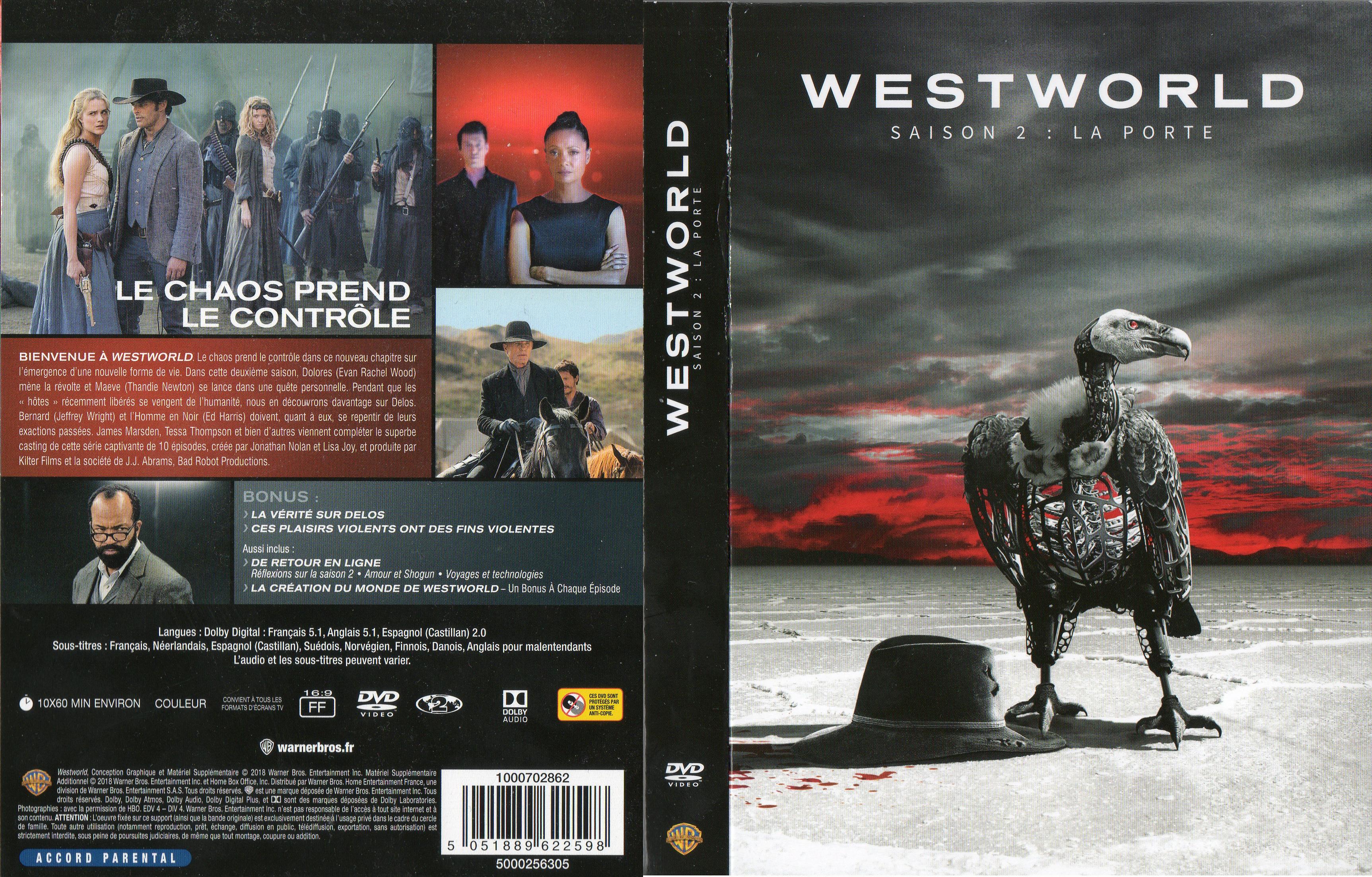 Jaquette DVD Westworld saison 2