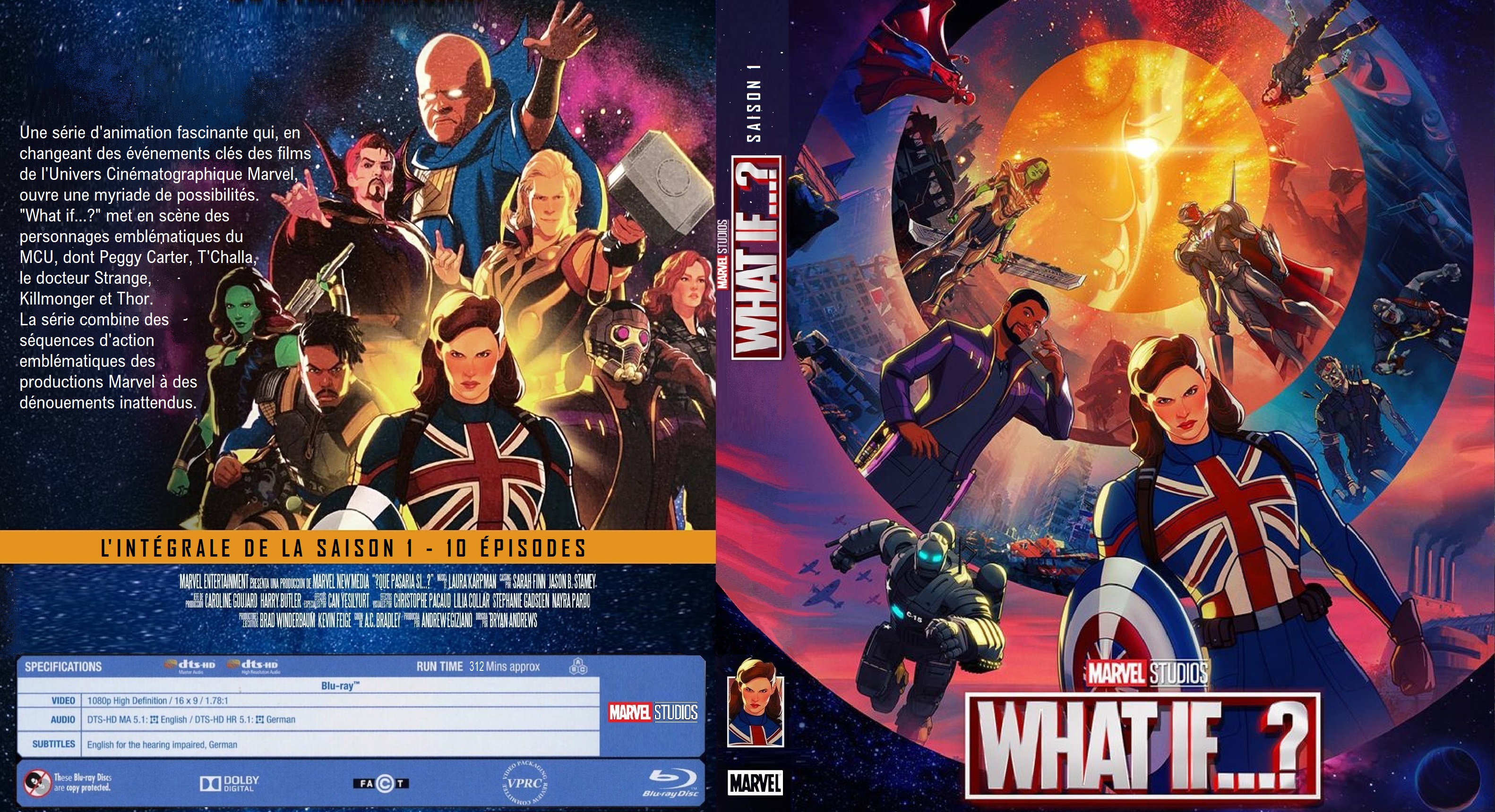 Jaquette DVD What if saison 1 Blu-ray custom