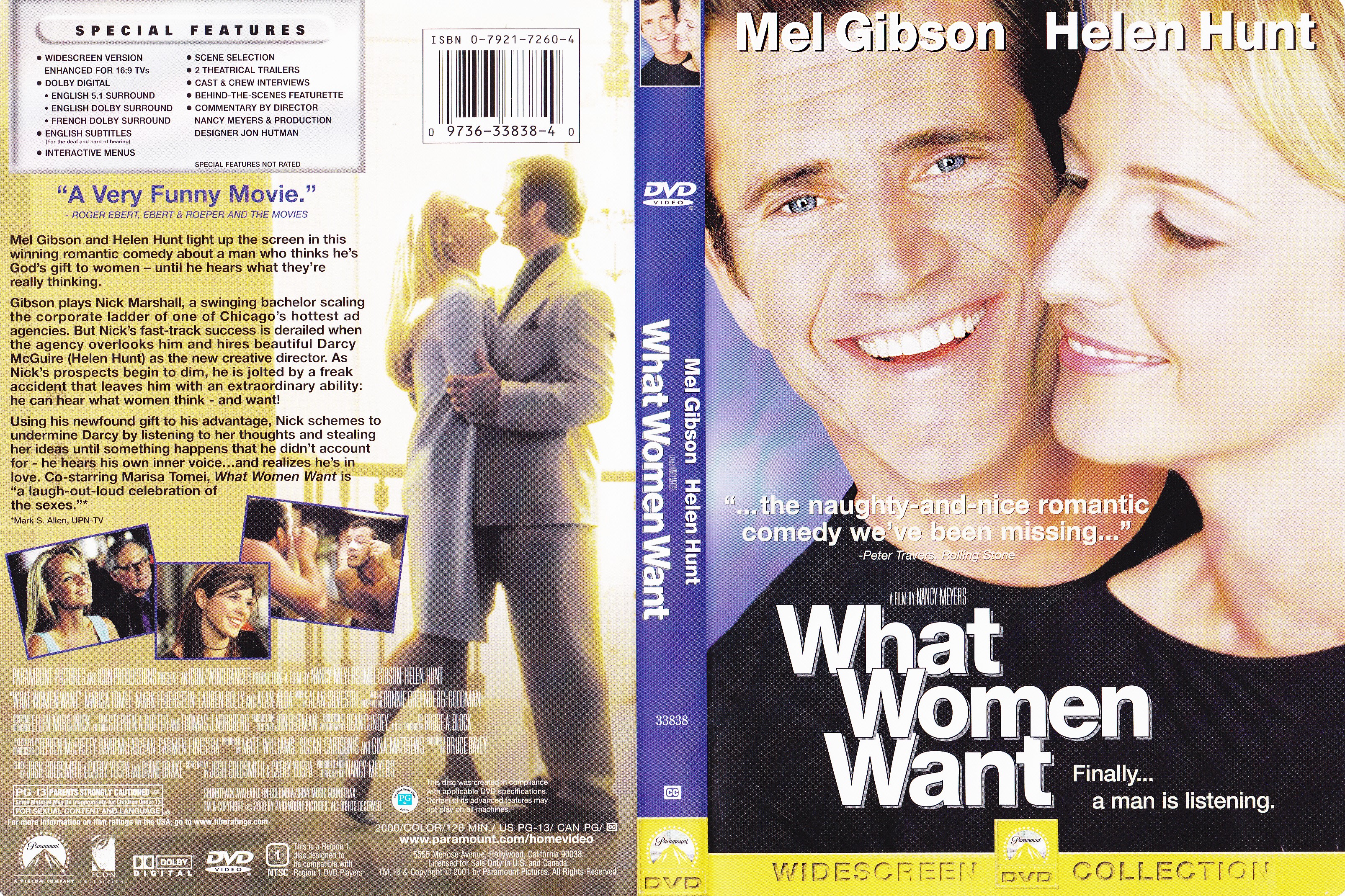 Jaquette DVD What woman want - Ce que femme veut (Canadienne)
