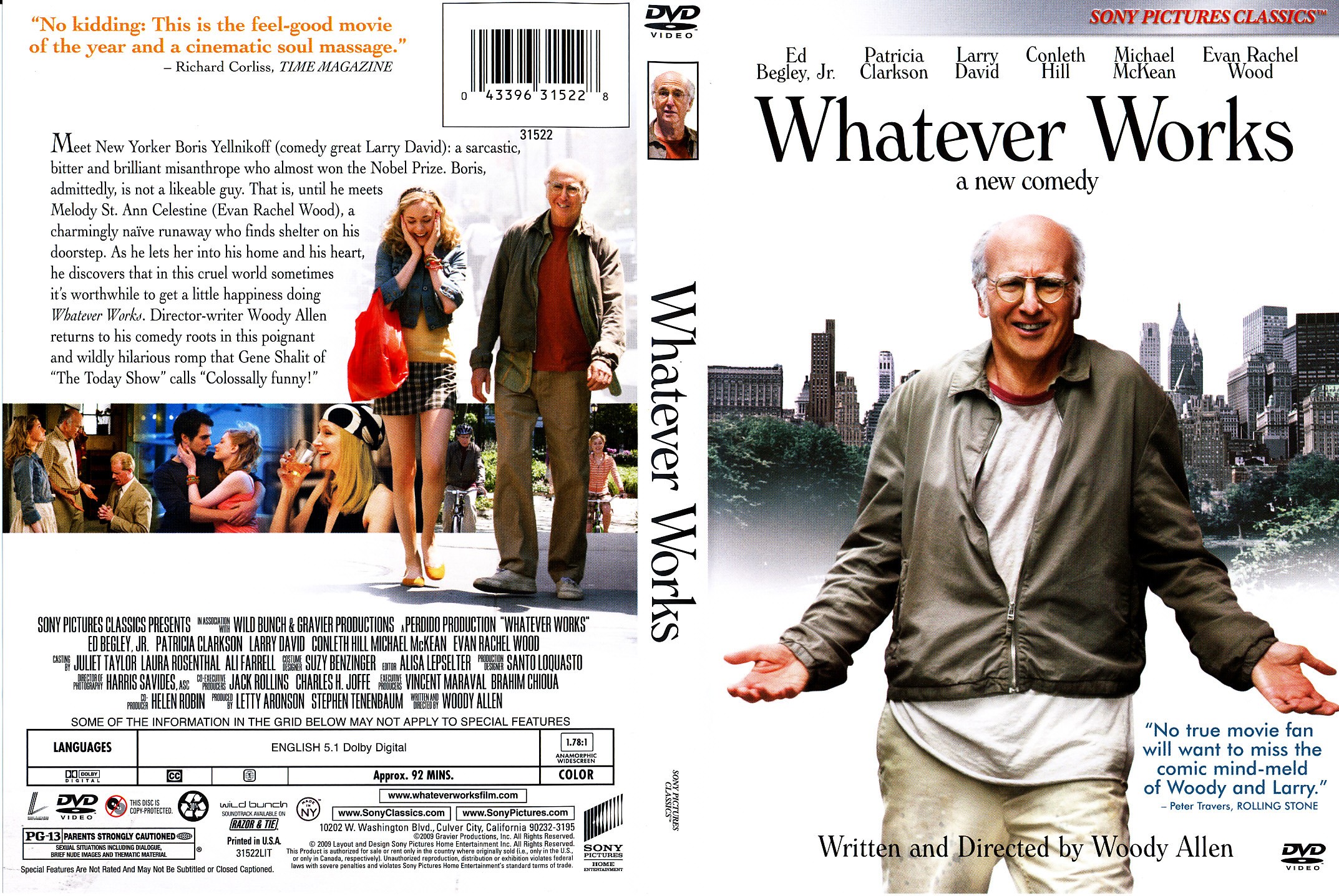 Jaquette DVD Whatever Works Zone 1